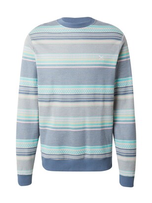 Iriedaily Sweatshirt ‘Vintachi’ Beige / Opaal / Aqua / Rosa