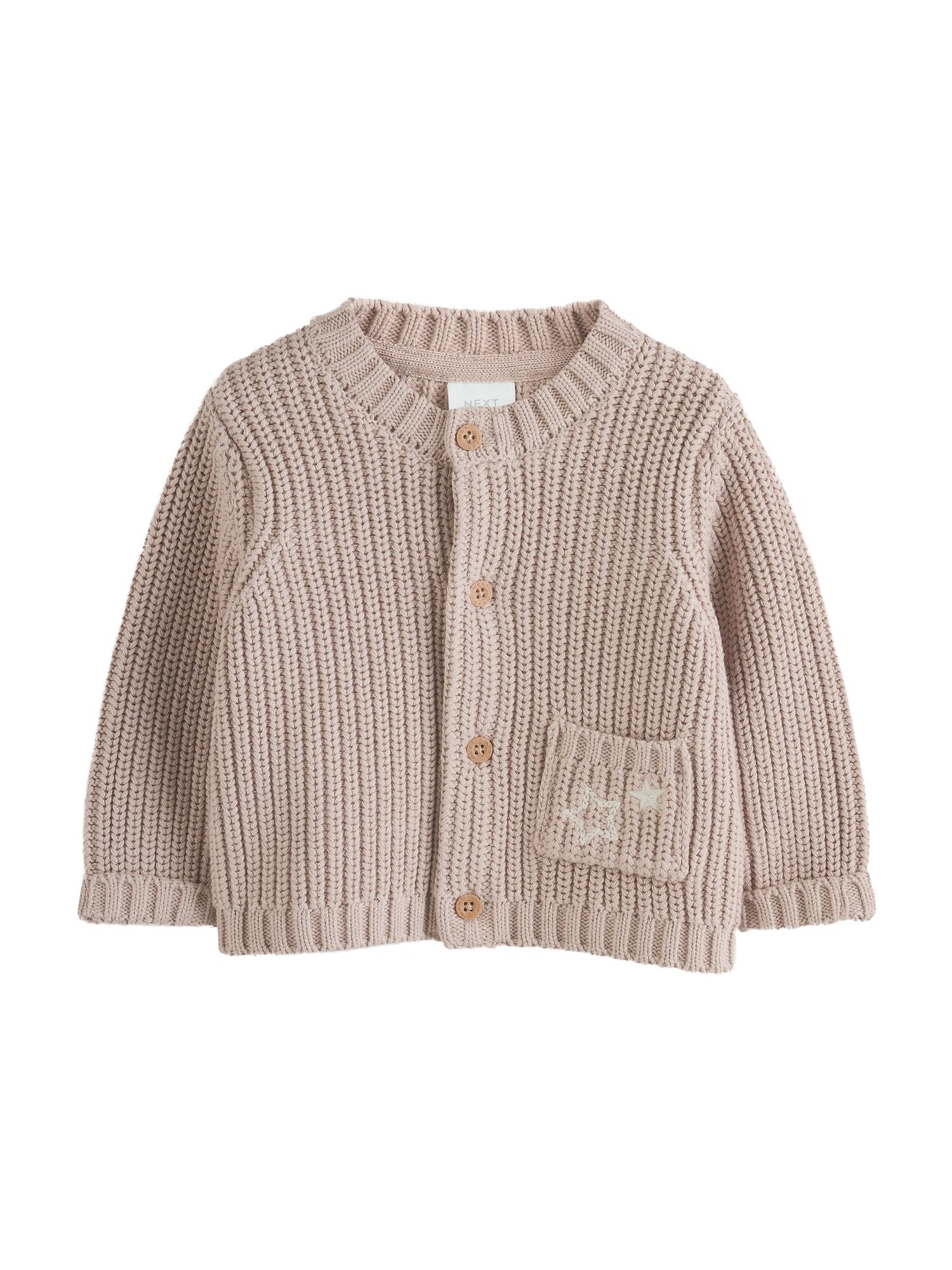 Next Geacă tricotată  bej