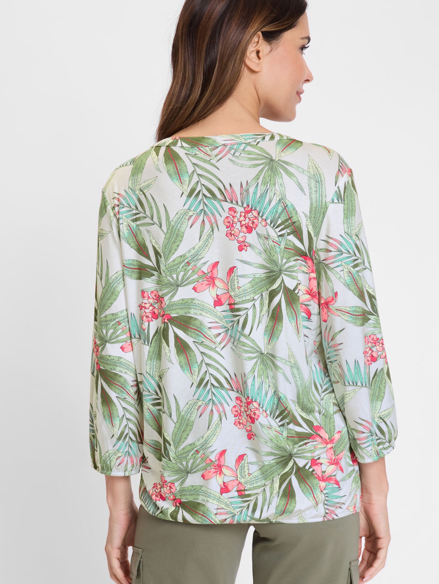 Thumbnail - Olsen Shirt mit Gummiband am Saum und den Ärmeln