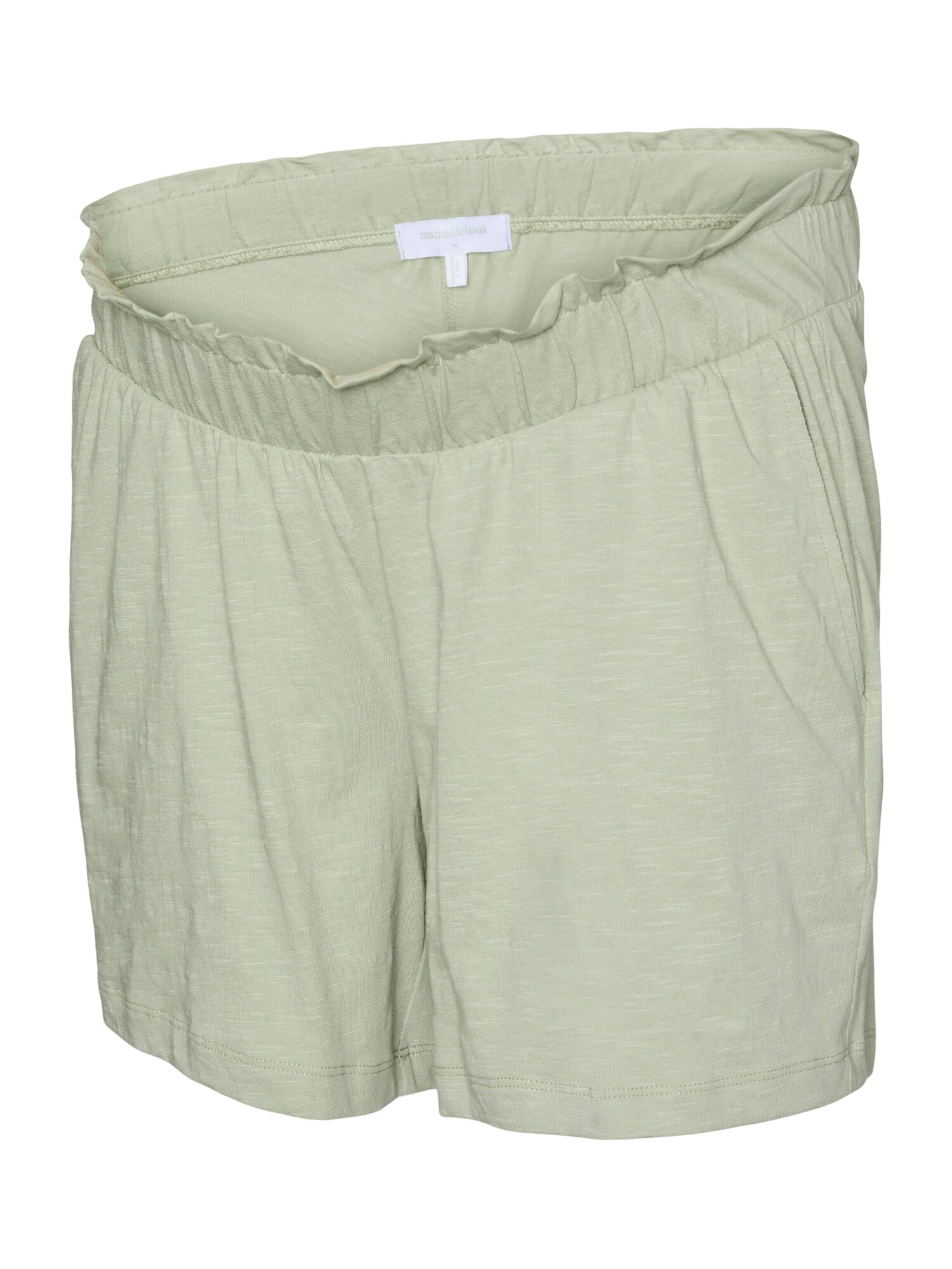 MAMALICIOUS Pantaloni MLIvy  verde pastel