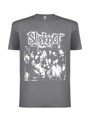 SLIPKNOT Camiseta 'Slipknot Albums Platter T-Shirt'  gris