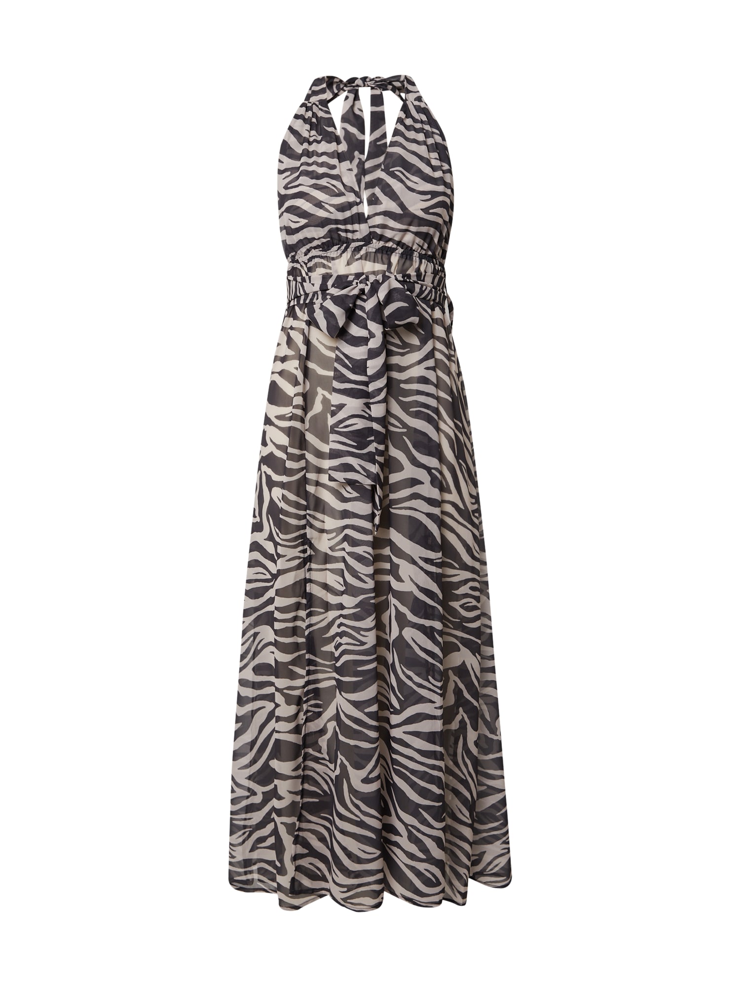 Dorothy Perkins Paplūdimio suknelė juoda / vilnos balta