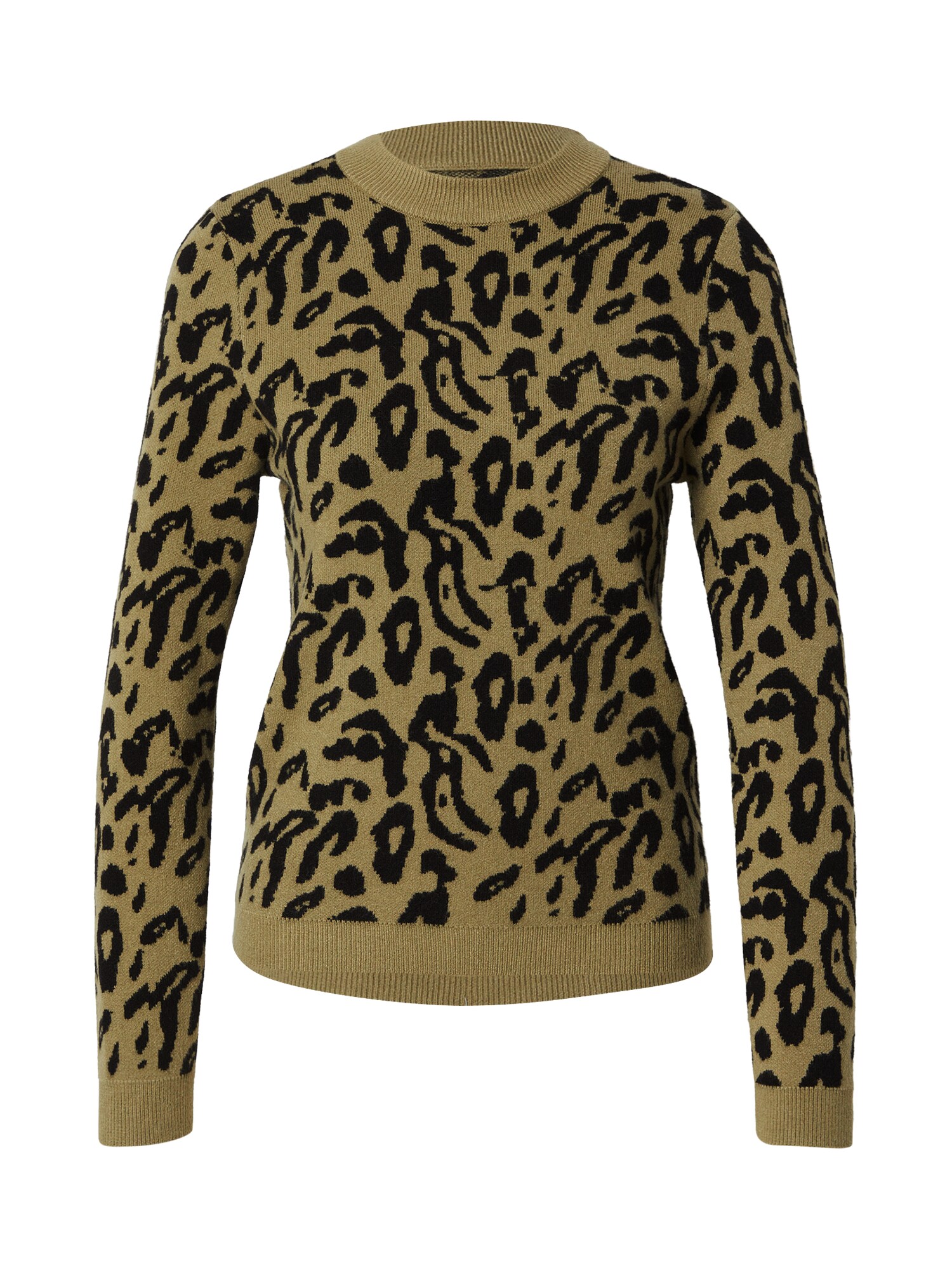 ONLY Pulover ONLJENNI verde stuf / negru