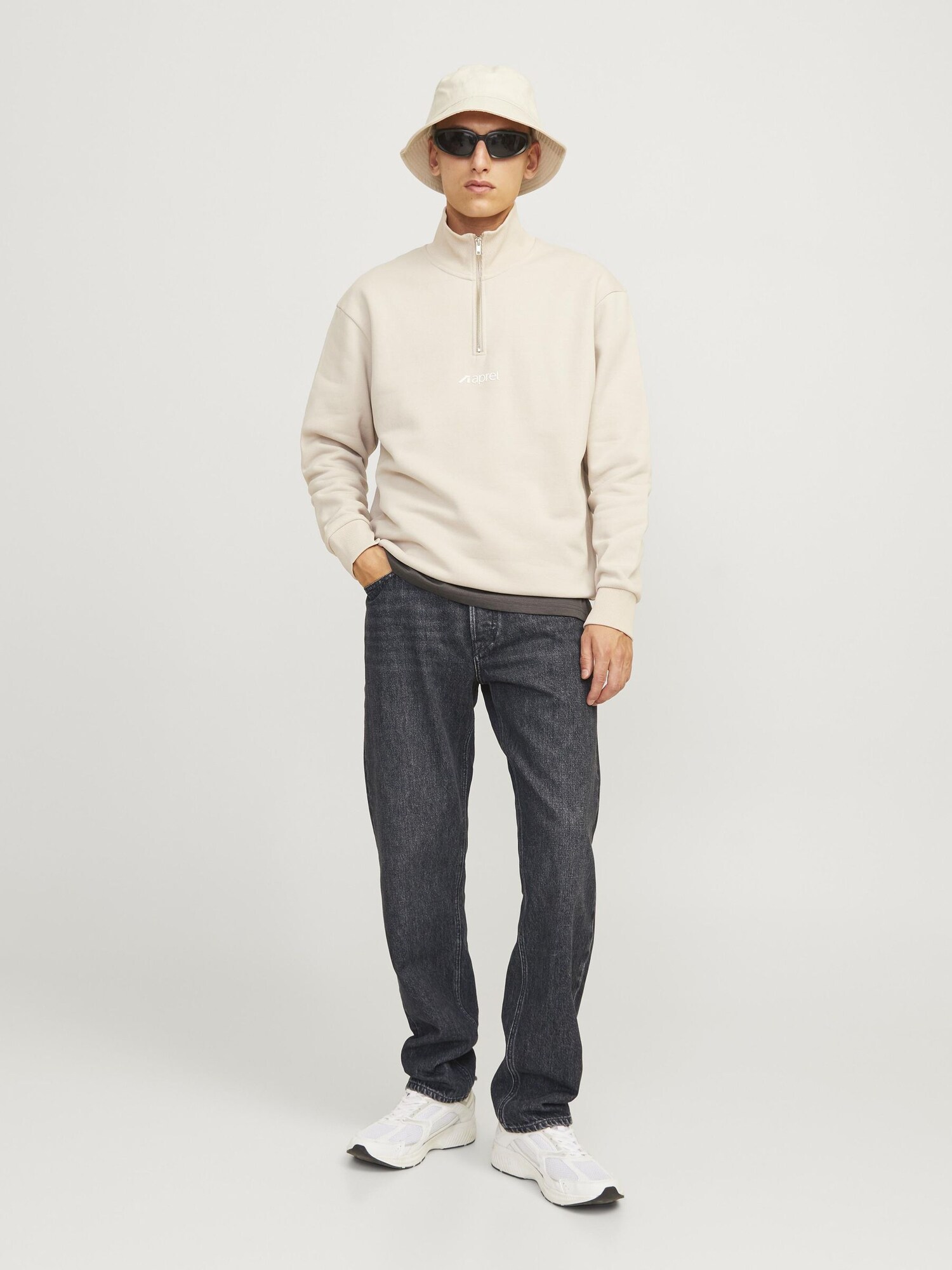 aprel Džínsy čierny denim (obrázok 5)