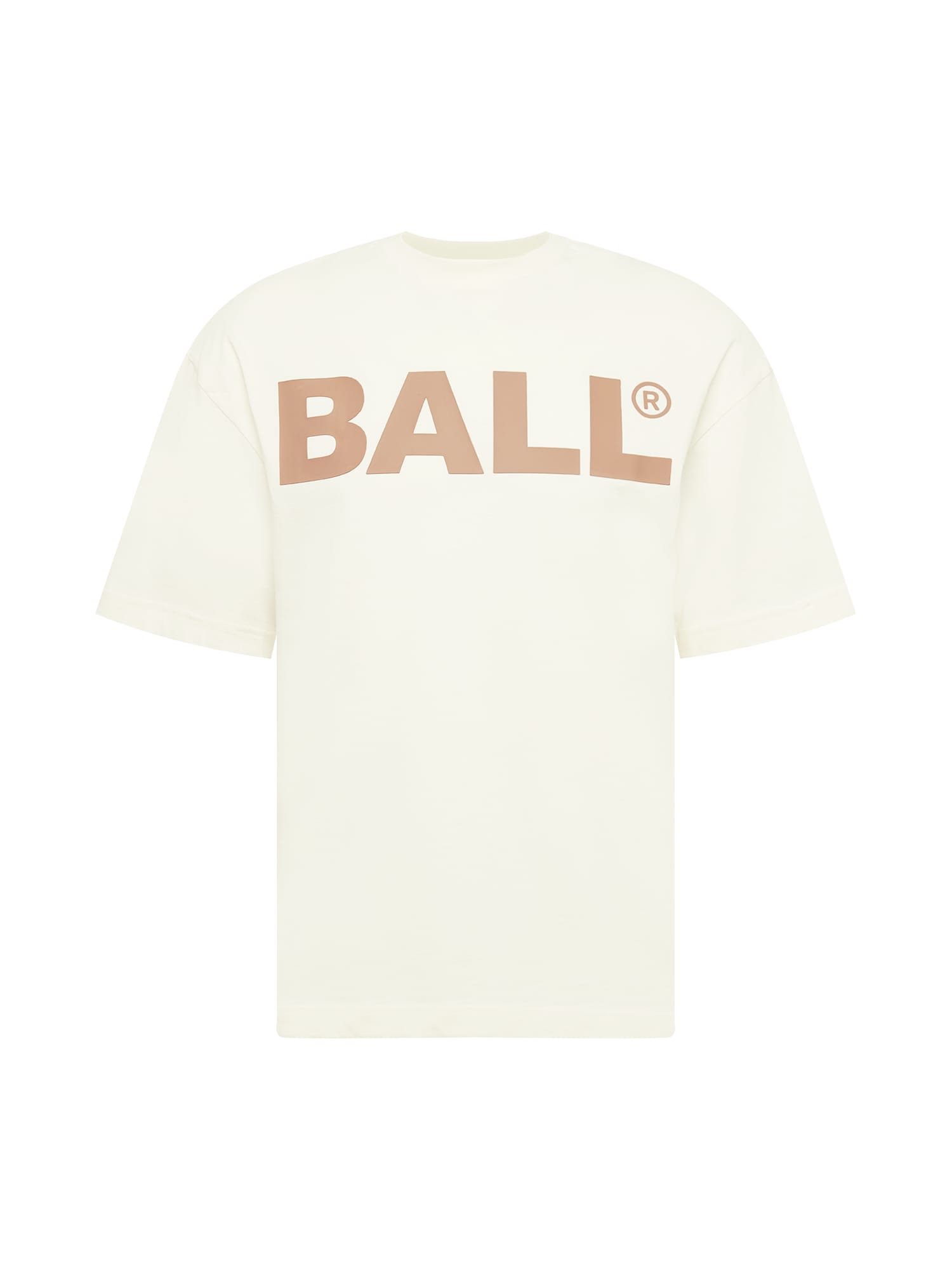 Ball Marškinėliai balta / karamelės