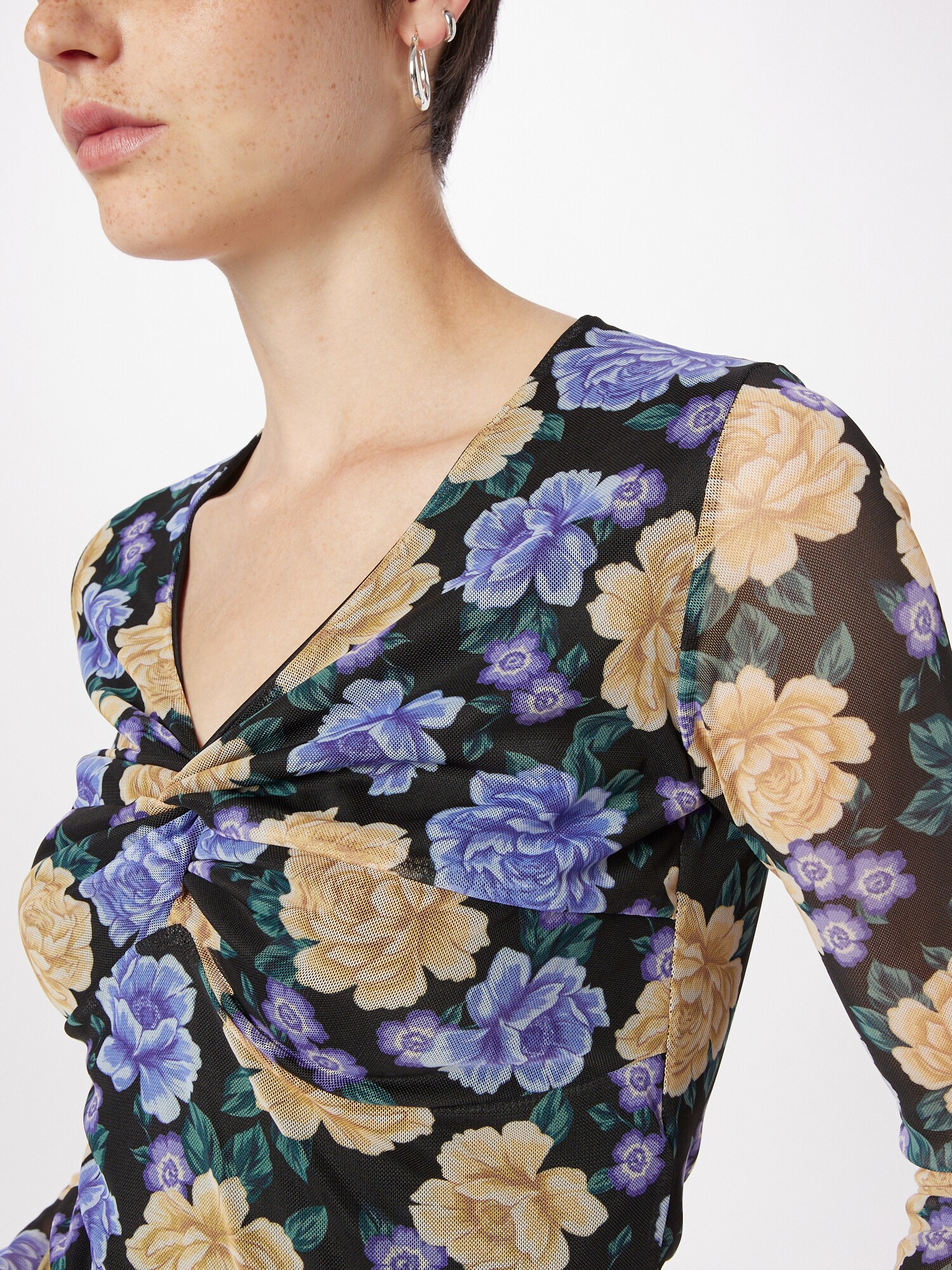 Dorothy Perkins Tričko pastelovo žltá / smaragdová / fialová / čierna (obrázok 5)