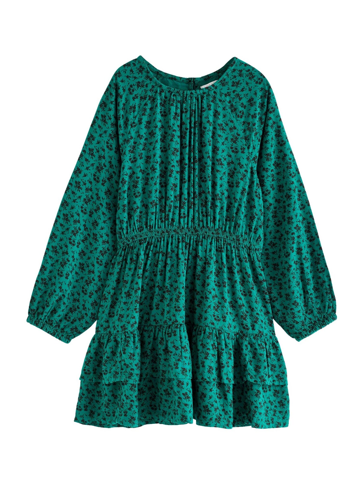 Next Rochie  verde / verde smarald / negru