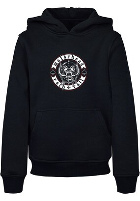 Merchcode Sweatshirt ‘Motorhead – Biker Badge’ Zwart / Wit