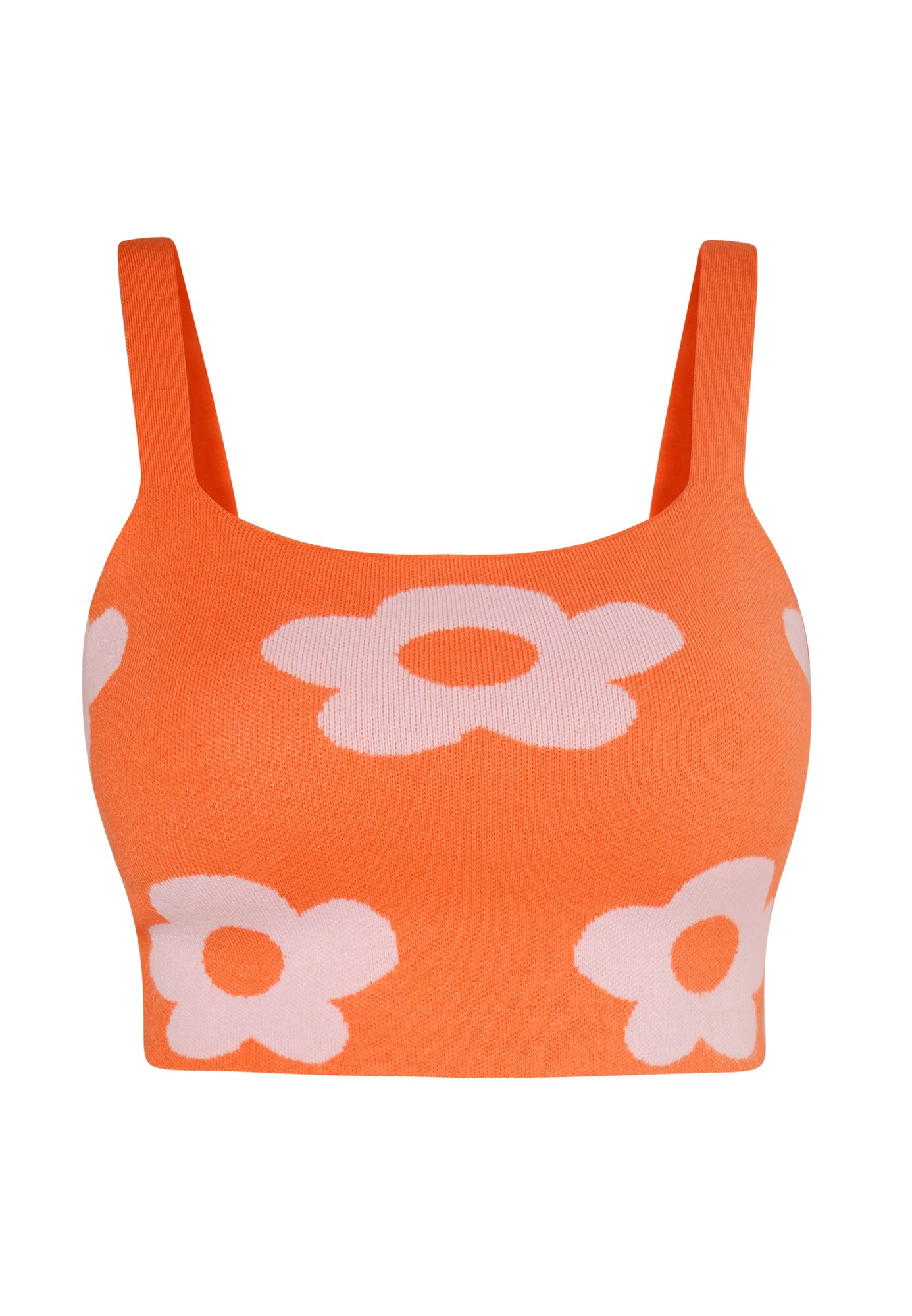 MYMO Top  portocaliu / roz pastel