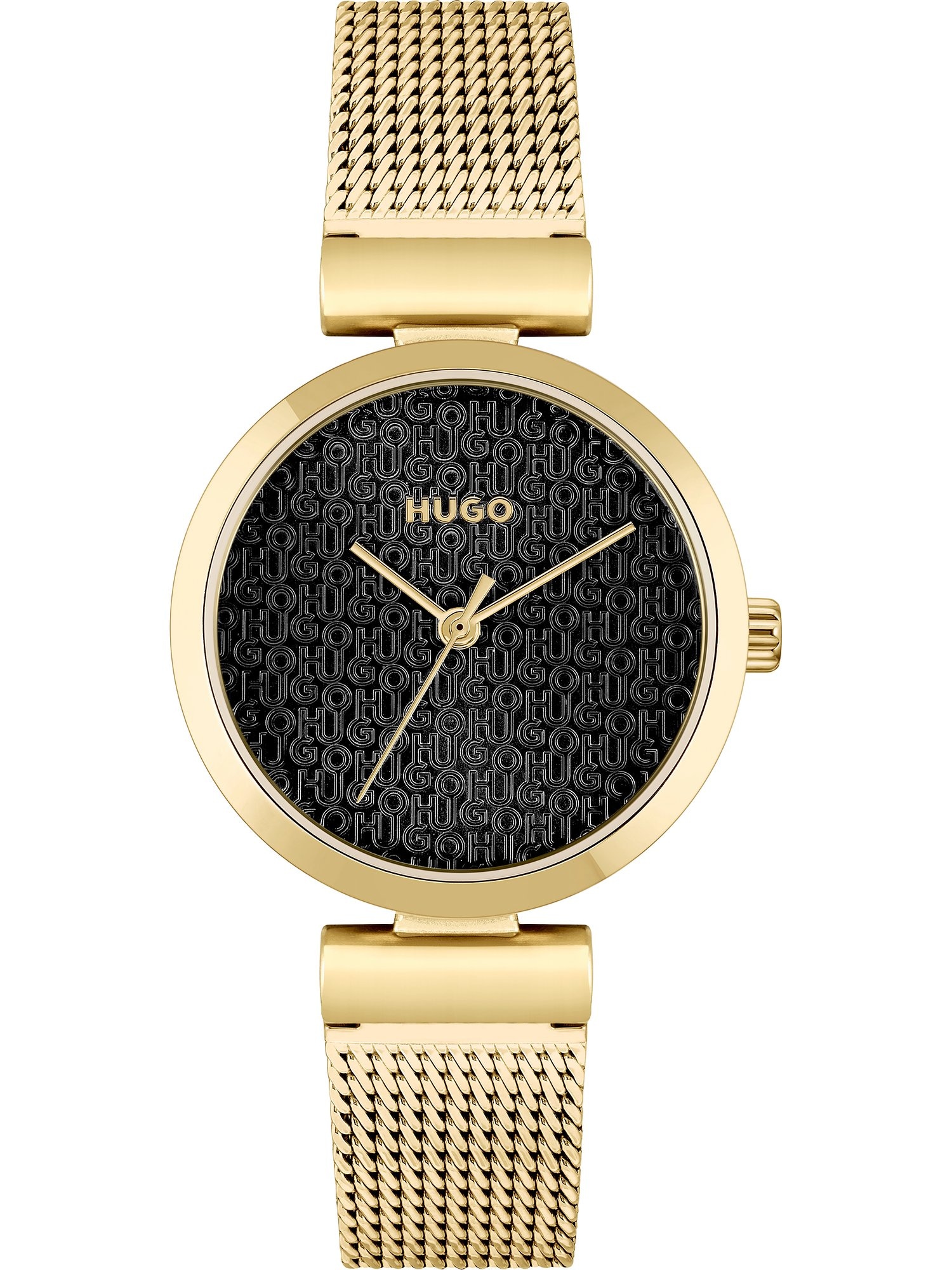 HUGO Analoginis (įprasto dizaino) laikrodis auksas