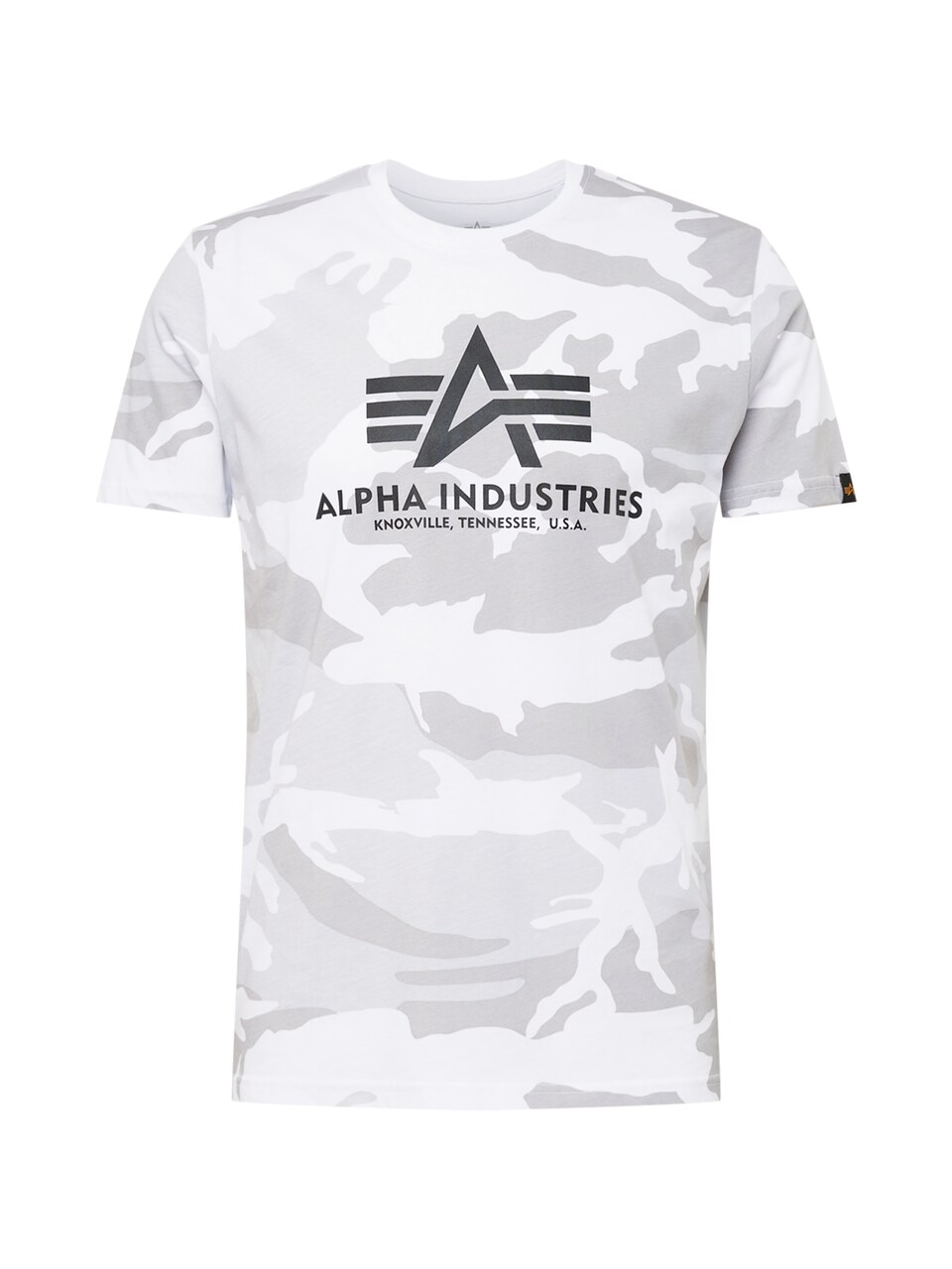 T-shirt stone / ljusgrå / svart