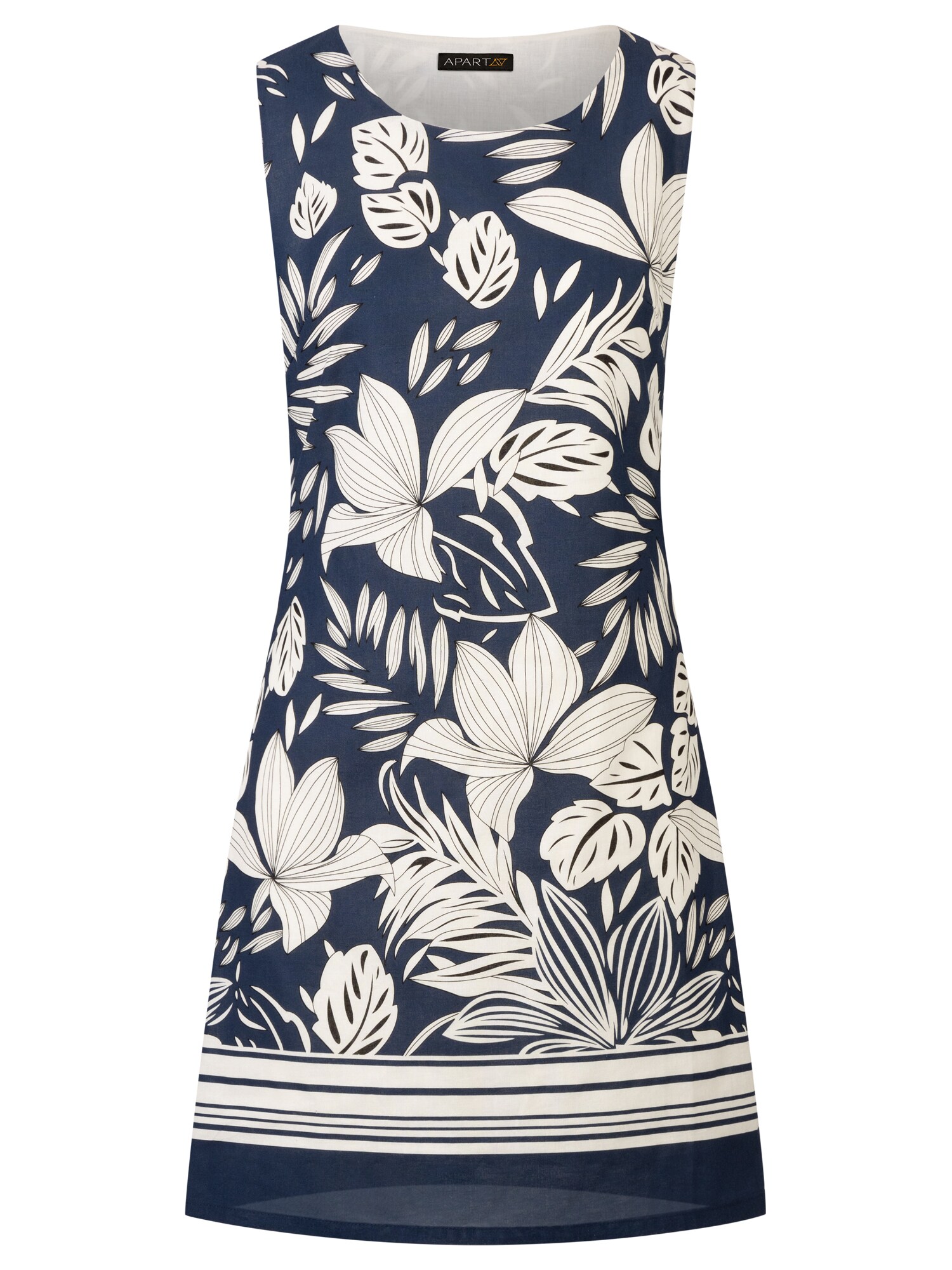 Apart APART Sommerkleid mit floralem Print navy / weiß