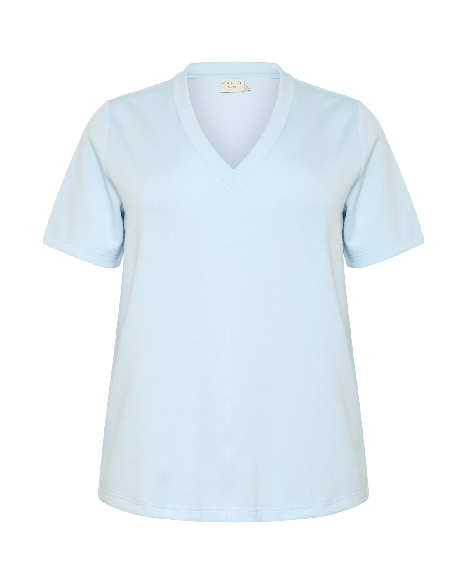 KAFFE CURVE Camiseta 'Annita'  azul cielo