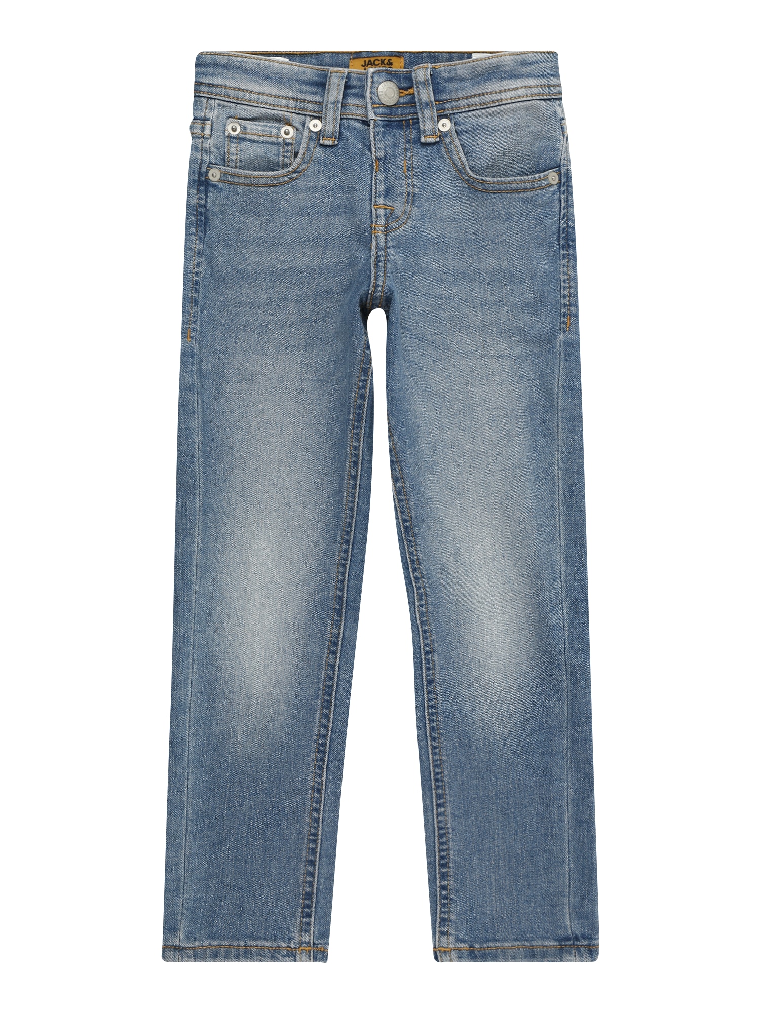 Jack & Jones Junior Jeans 'GLENN'  albastru denim / maro deschis
