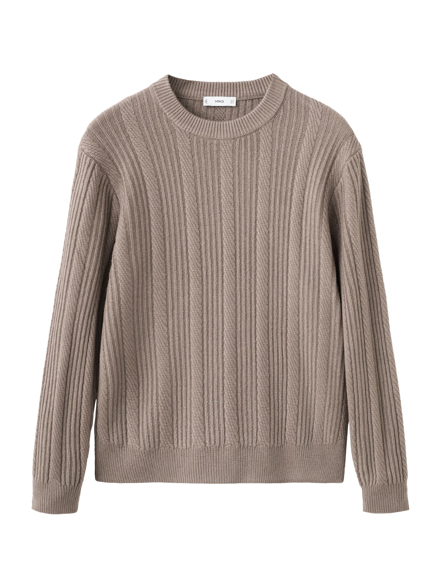 MANGO MAN Pulover Marina  gri taupe