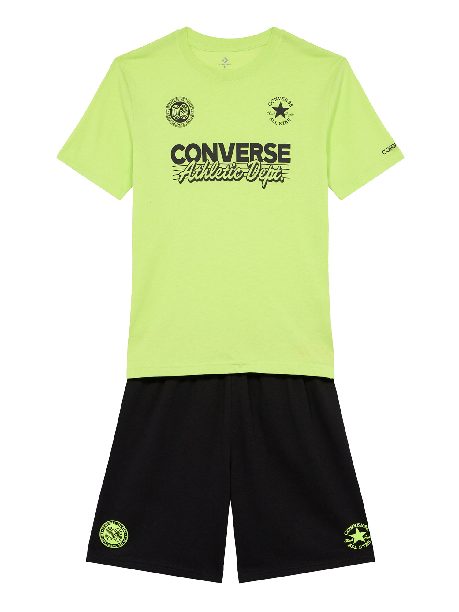 CONVERSE Set MULTI  galben neon / negru