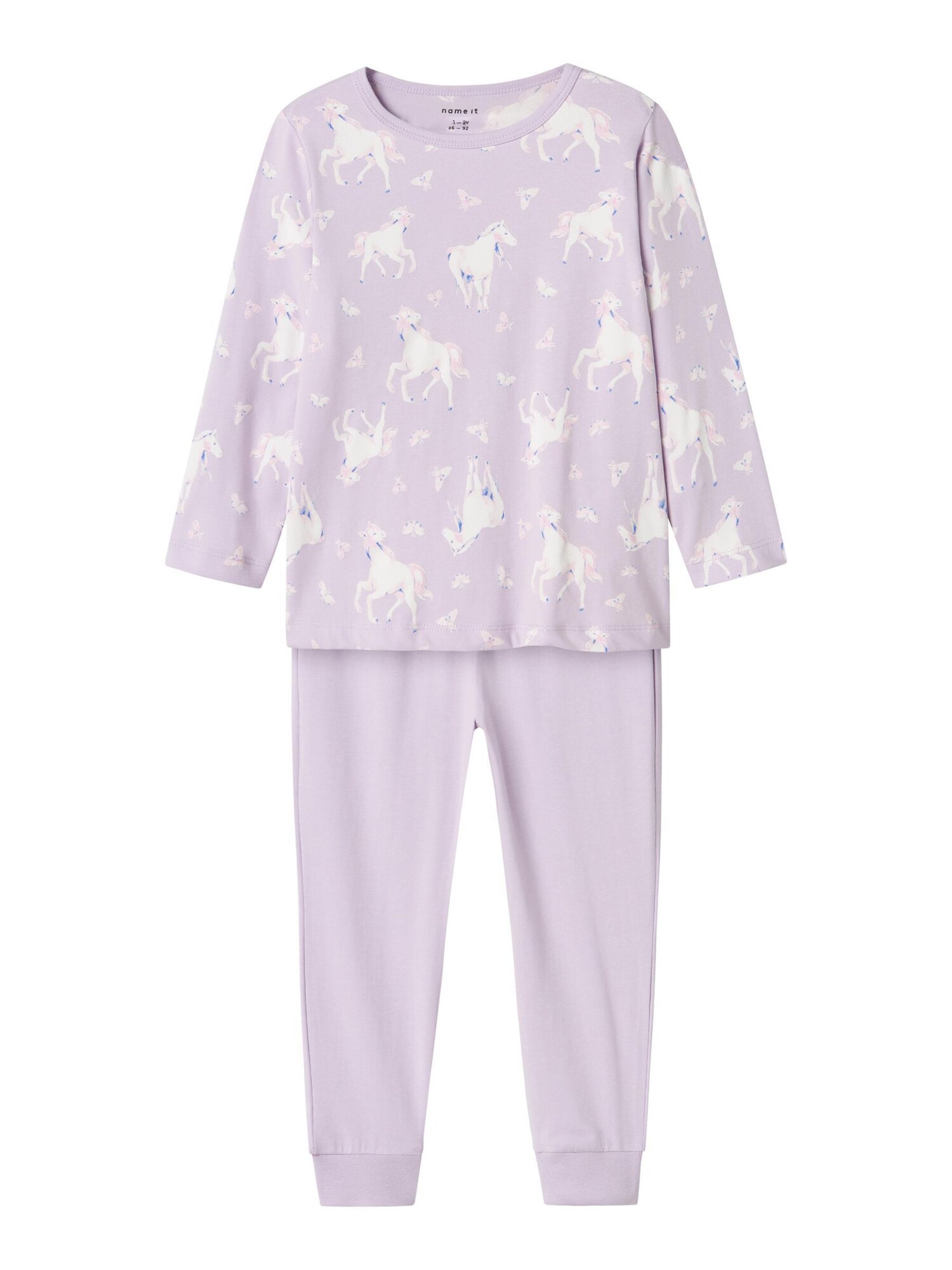 NAME IT Pijamale  albastru / mov liliachiu / roz / alb