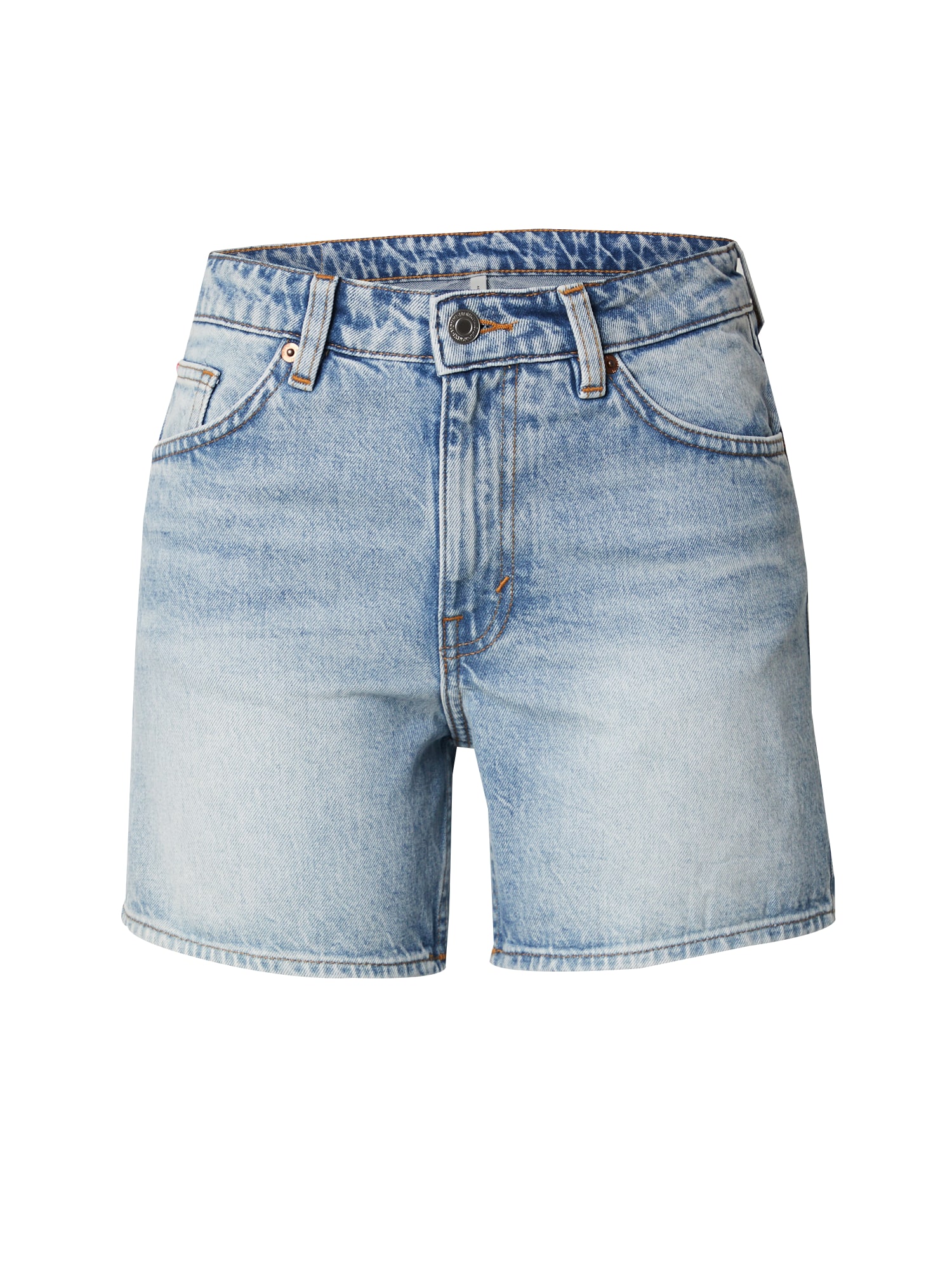 Monki Džínsy modrá denim