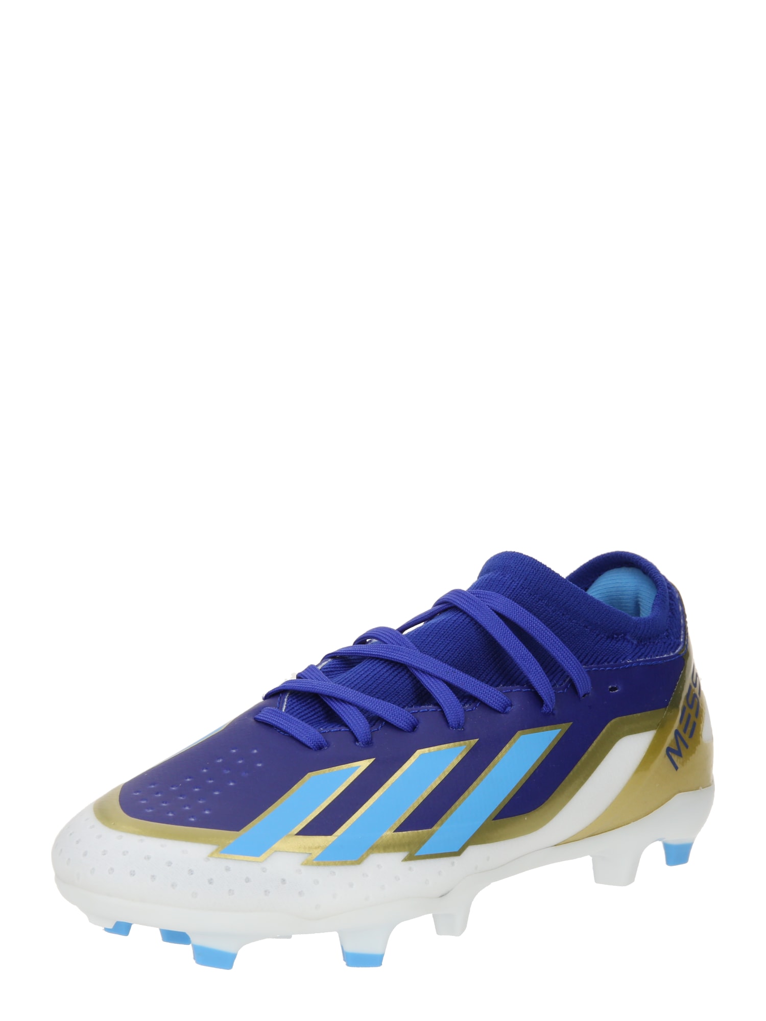 ADIDAS PERFORMANCE Футболни обувки 'X Crazyfast Messi League'  синьо / светлосиньо / злато / бяло