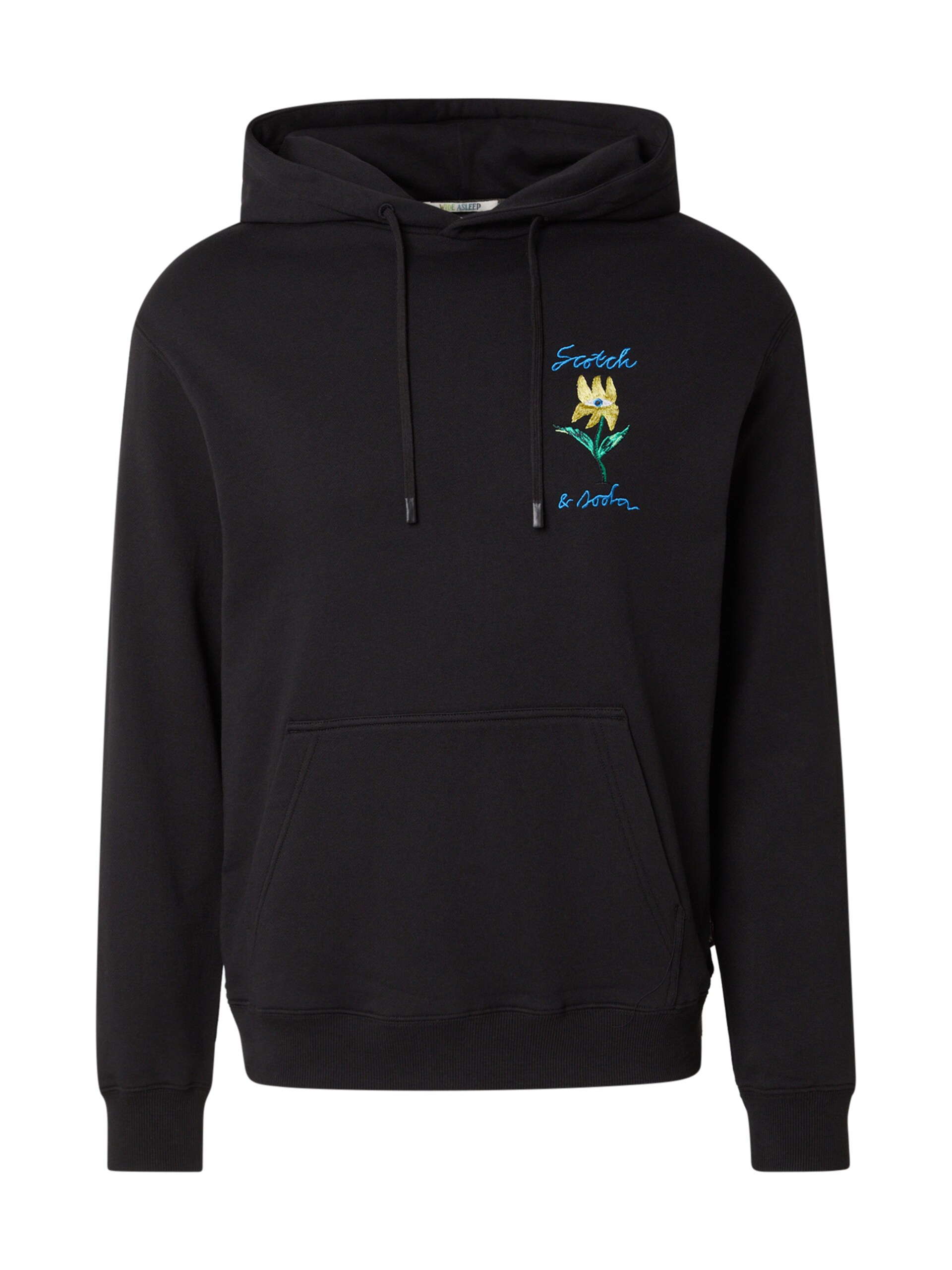 SCOTCH & SODA Sweatshirt marinblå / honung / gran herr