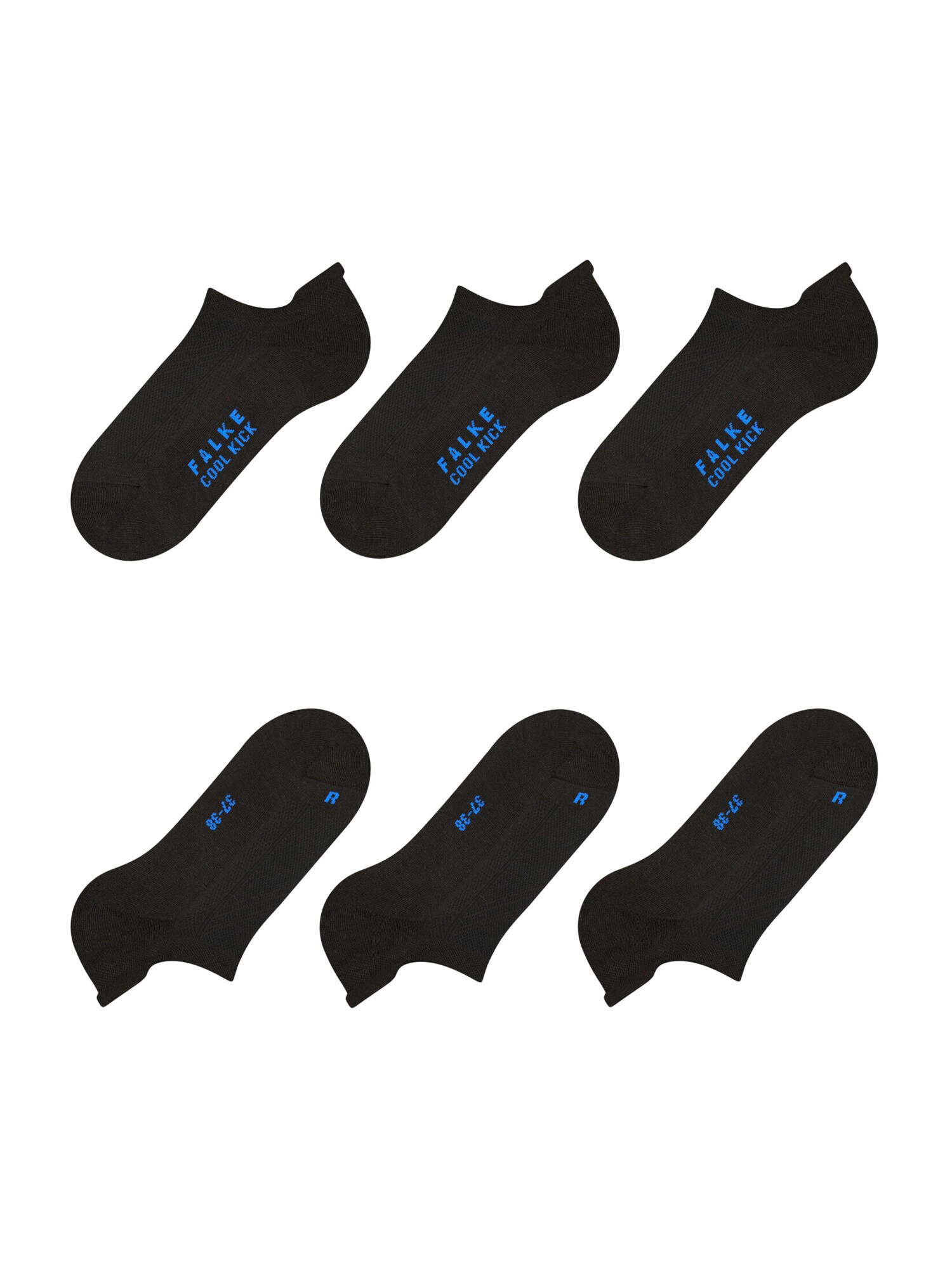 FALKE Șosete Cool Kick  albastru / negru