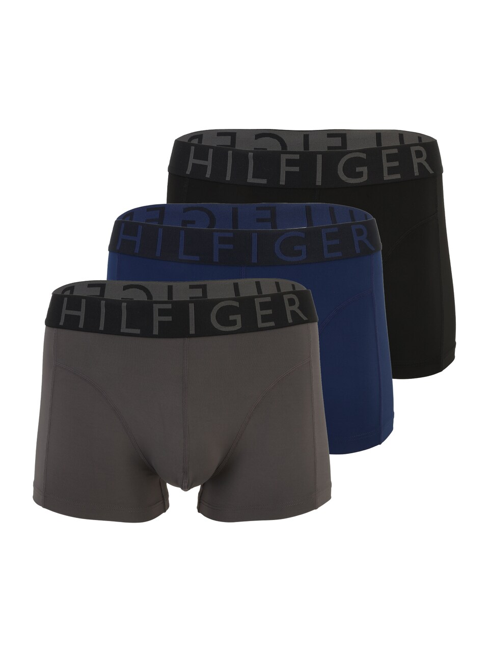 Boxershorts mörkblå / taupe