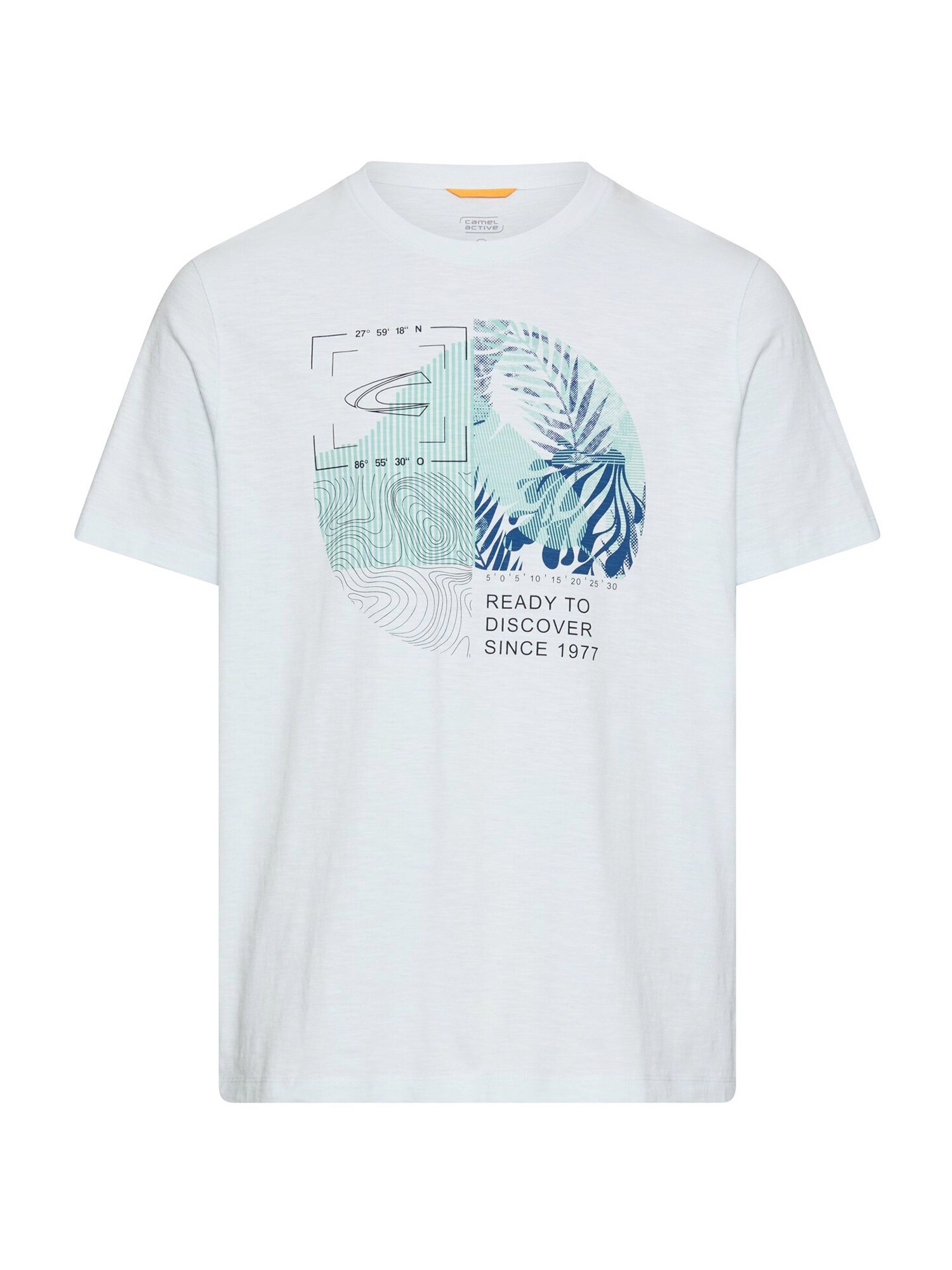 CAMEL ACTIVE Tricou  bleumarin / albastru deschis / verde mentă / negru