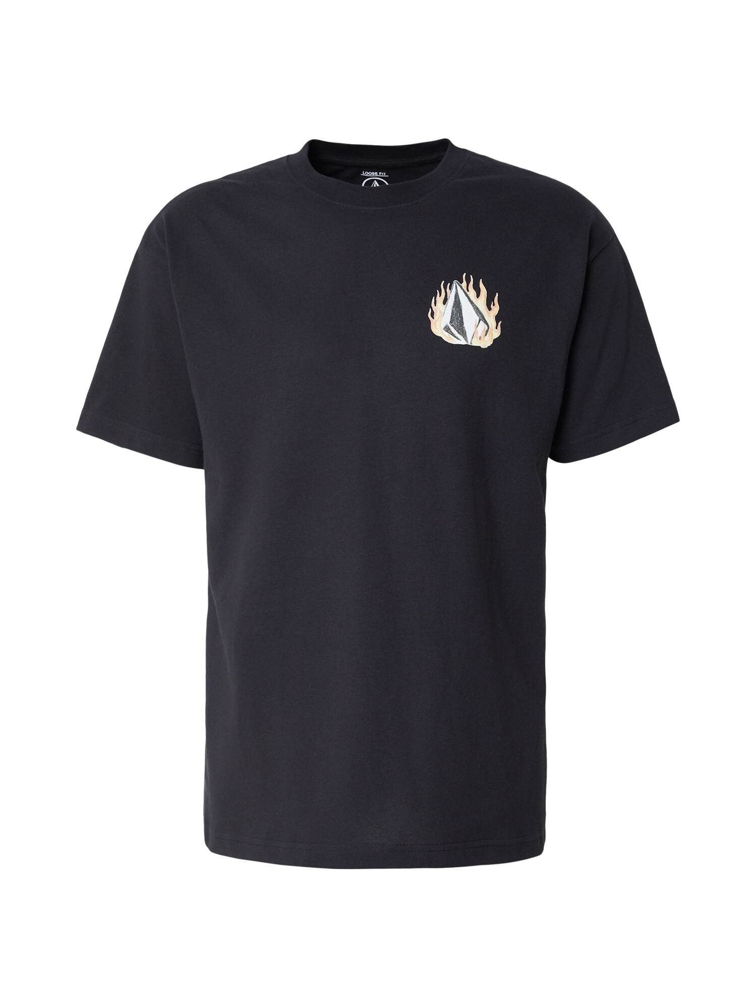 Volcom Tricou 'DOUBLE FANTASY'  albastru deschis / verde / portocaliu / negru