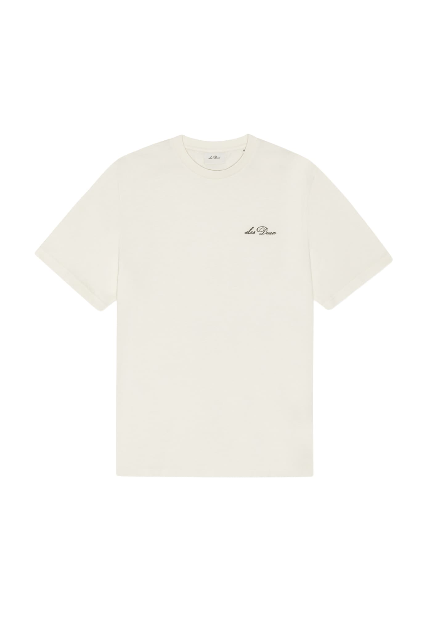 Les Deux Camiseta 'Signature' marfil