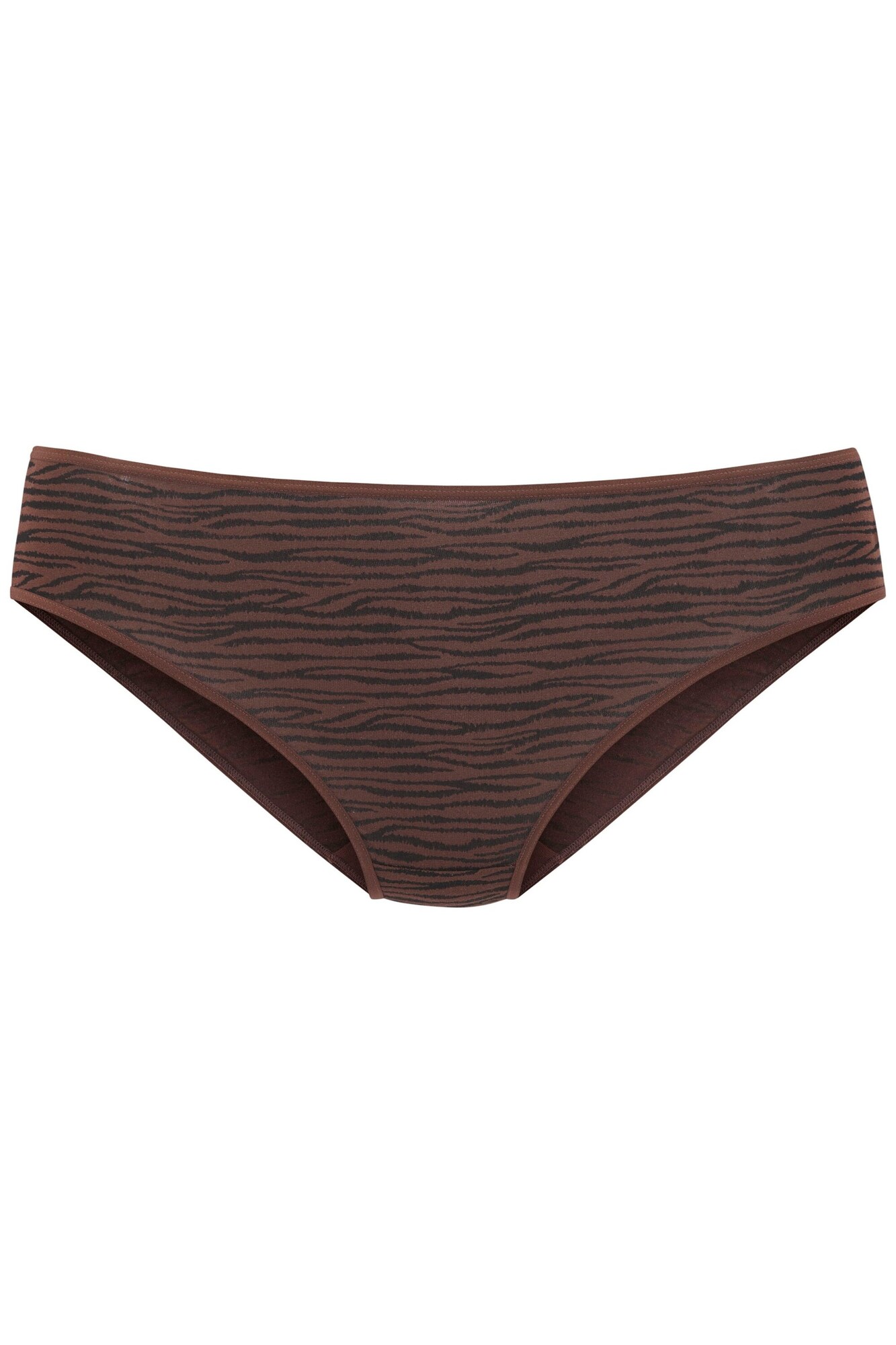 LASCANA Slip  sötét barna / fekete termék 2. képe