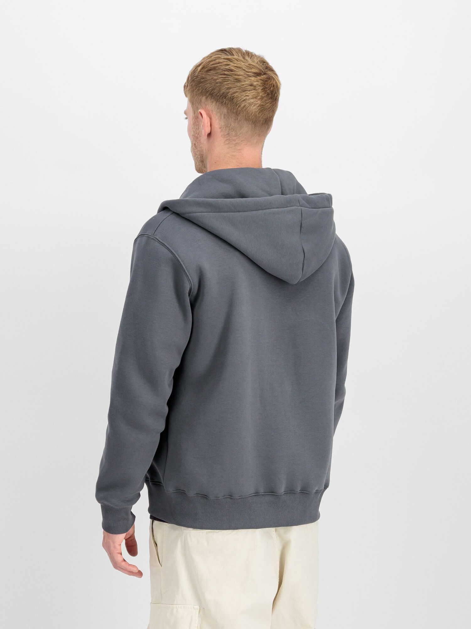ALPHA INDUSTRIES Tepláková bunda 'Basic'  tmavosivá (obrázok 5)