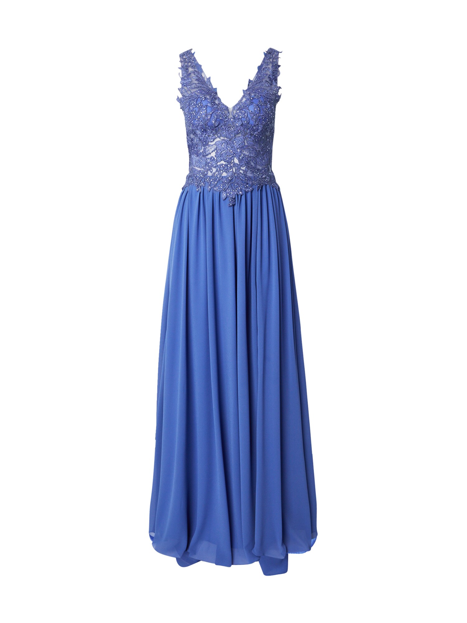 mascara Rochie de seară  safir / albastru regal / argintiu