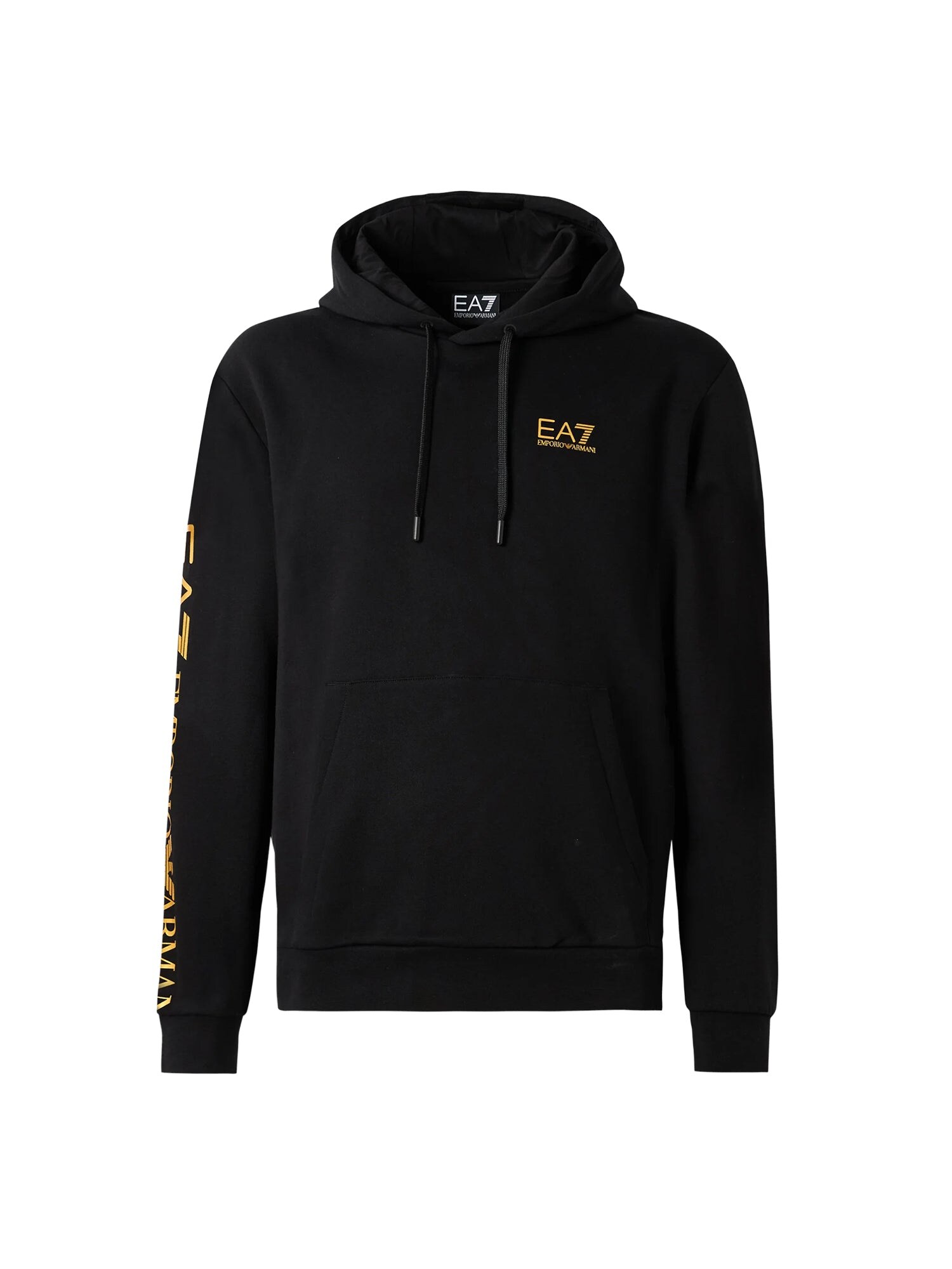 EA7 Emporio Armani Mikina  zlatá / čierna