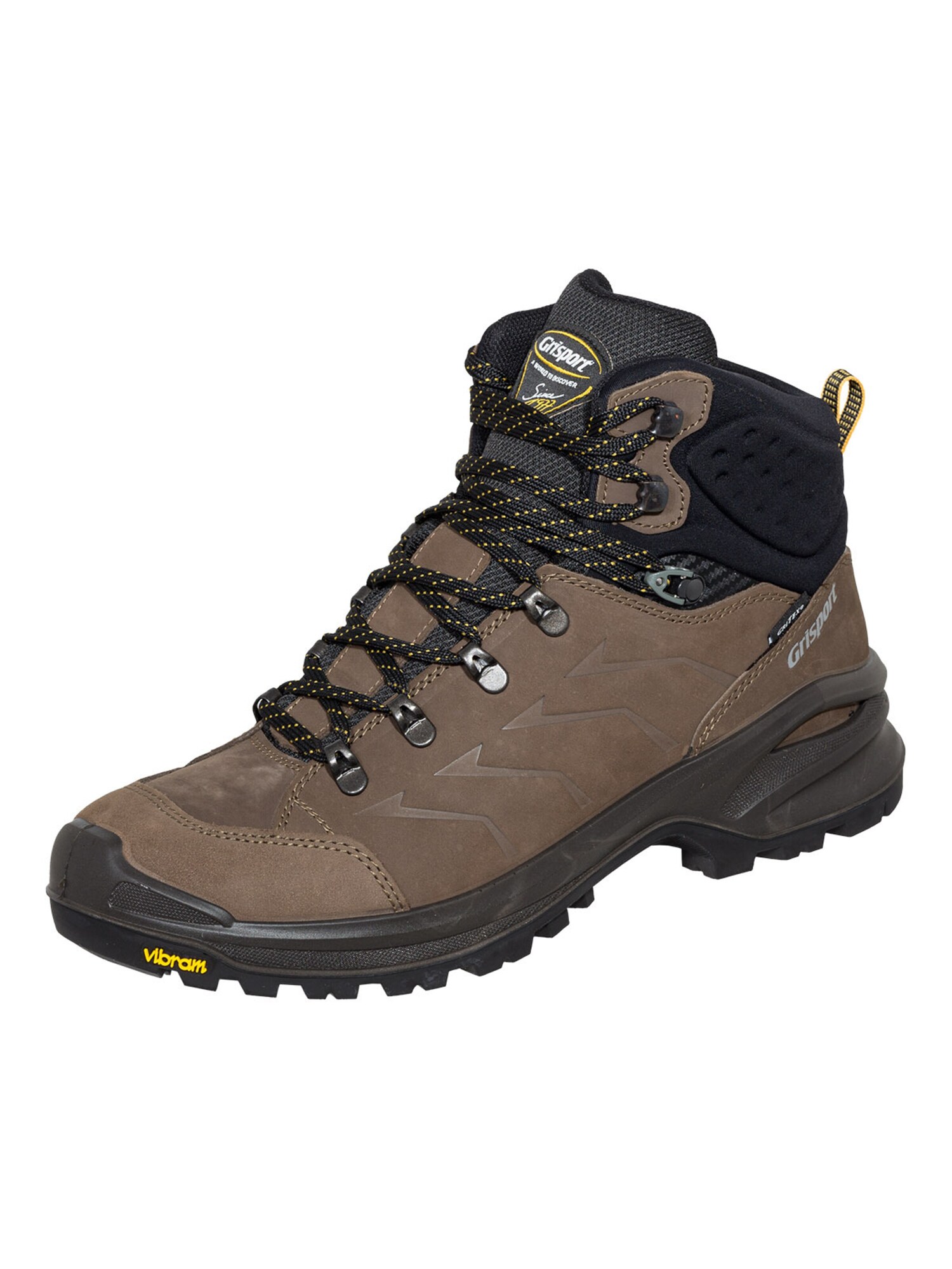 Grisport Halbschuh Freizeitschuhe Schnüstiefel In Braun
