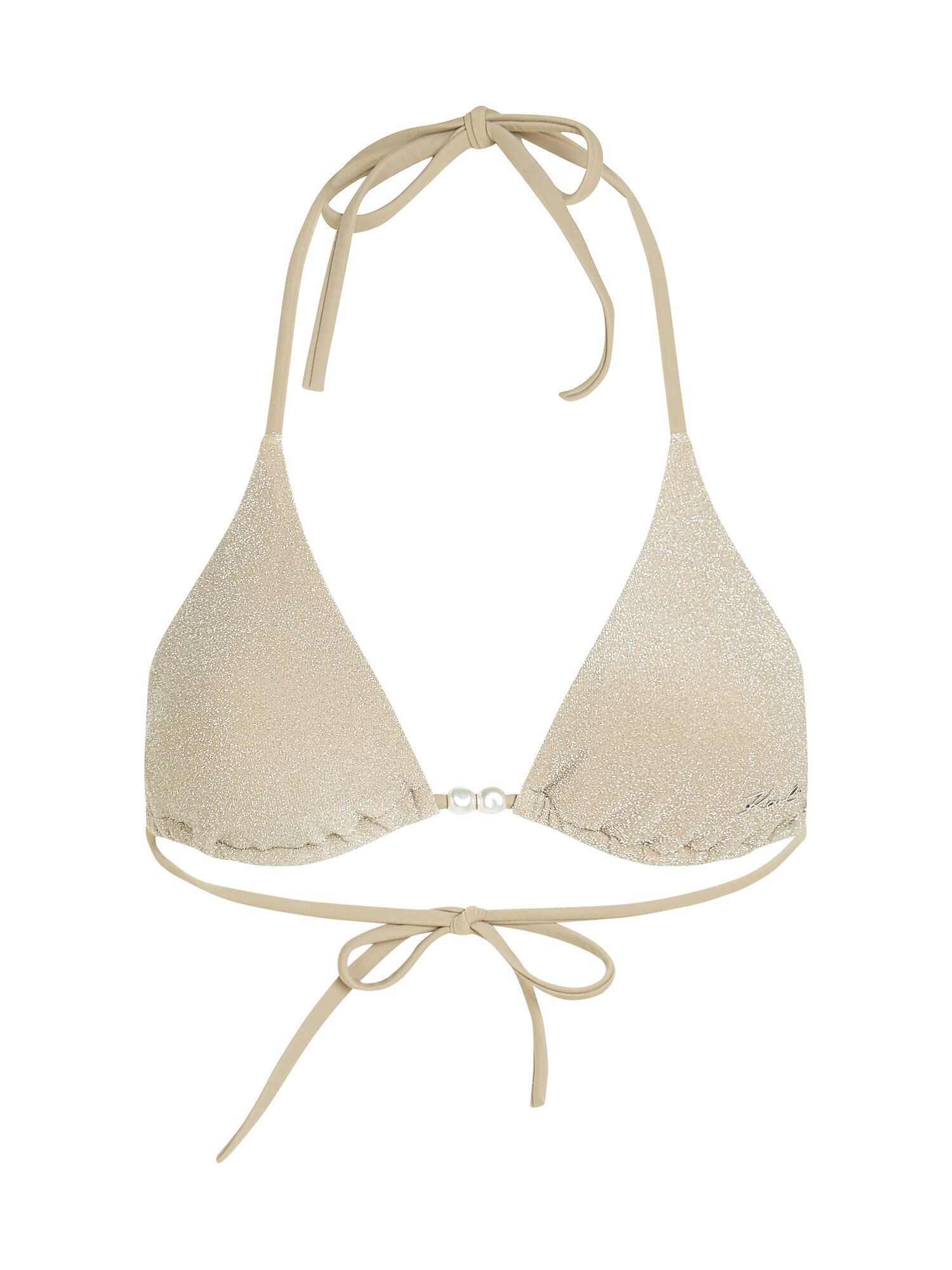 Karl Lagerfeld Sutien costum de baie  bej