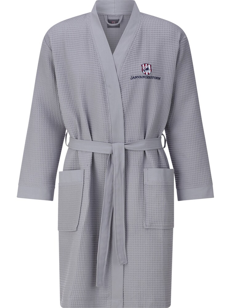 Jan Vanderstorm Bademantel 'Aretti' Herren Größe XXXL grau