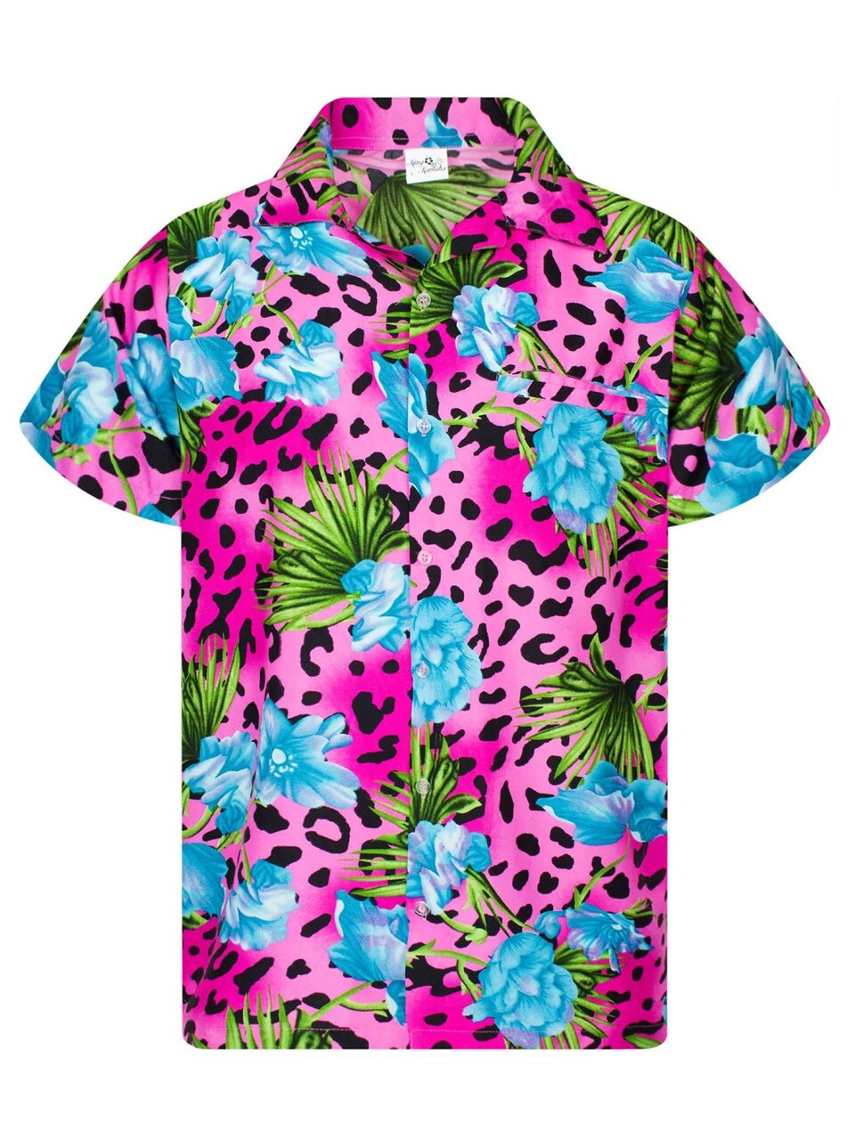 T-shirt 'Leopard Flowers'