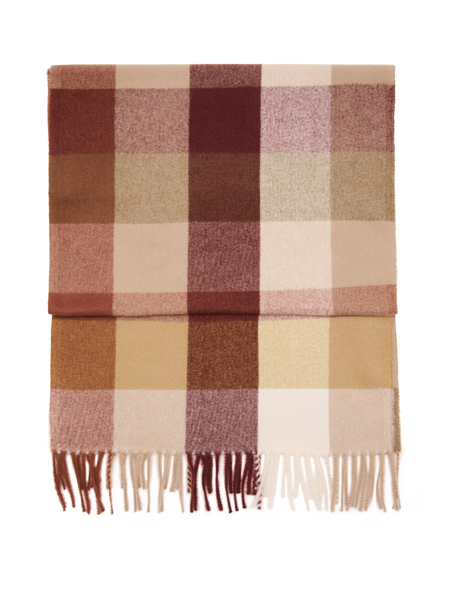 MANGO Fular AMARILIS  maro / castaniu / ombră / maro cappuccino