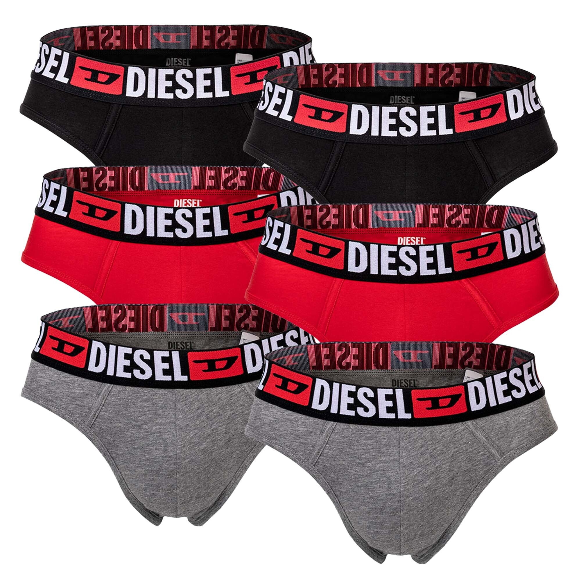DIESEL Braga  gris moteado / arándano / negro / blanco