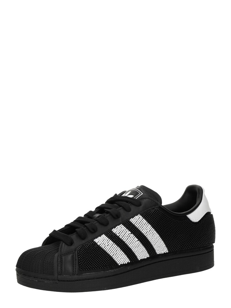 ADIDAS ORIGINALS Sneaker 'SUPERSTAR II' Damen Größe 40 schwarz / weiß
