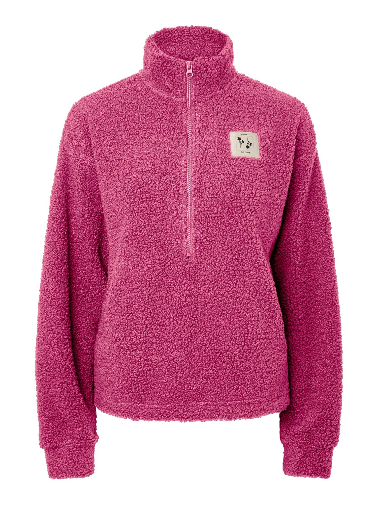 PIECES Jachetă  fleece PCKATTY roz