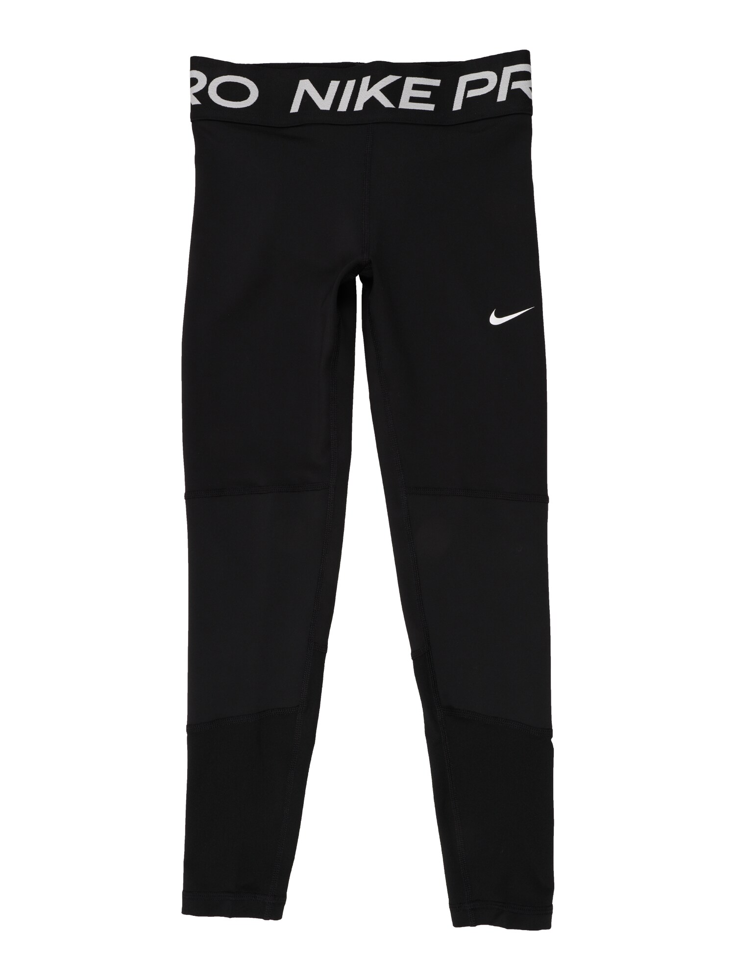 NIKE Sportnadrágok 'Pro'  világosszürke / fekete / fehér akciós termékkép 1