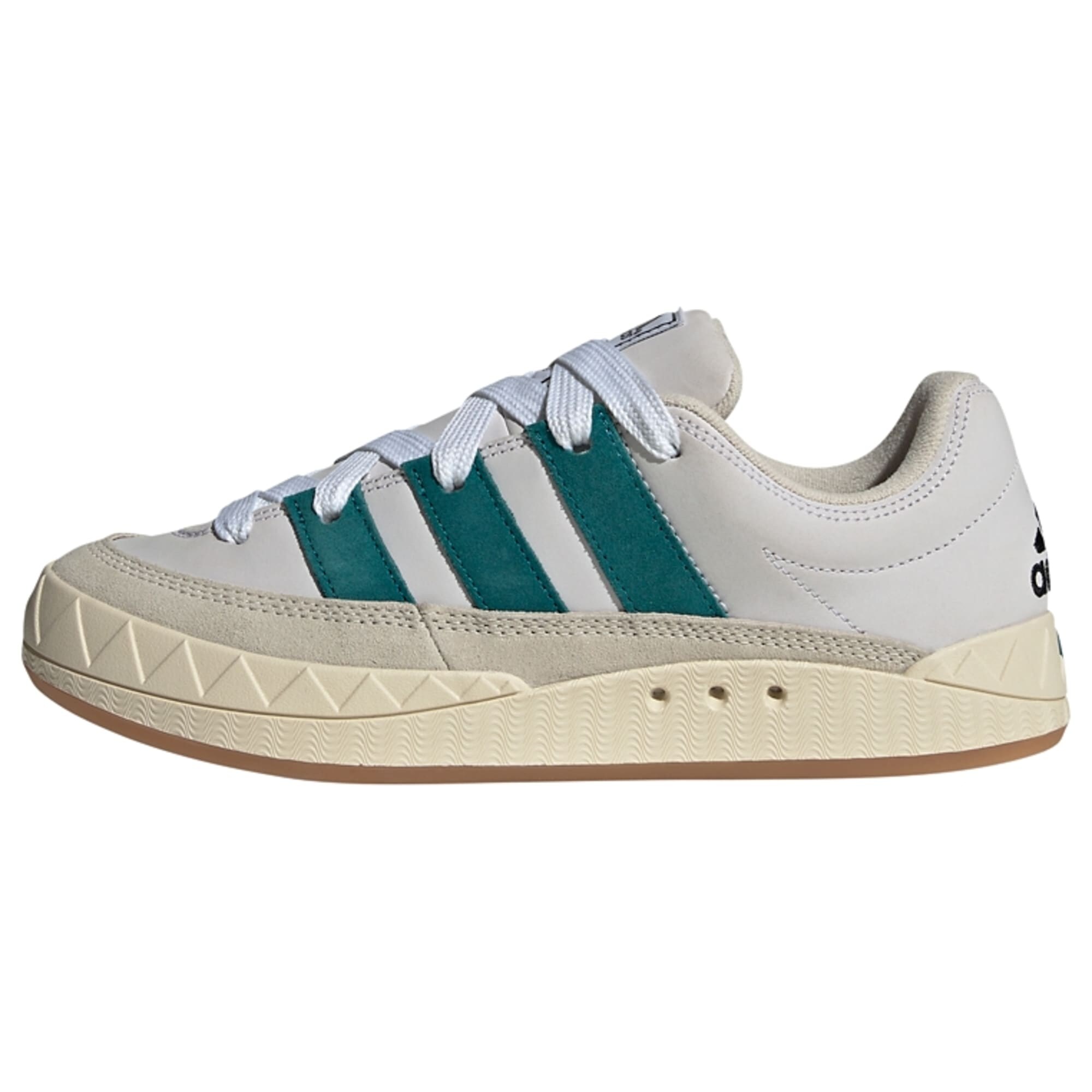 ADIDAS ORIGINALS Nízke tenisky 'Adimatic'  béžová / tmavozelená / šedobiela