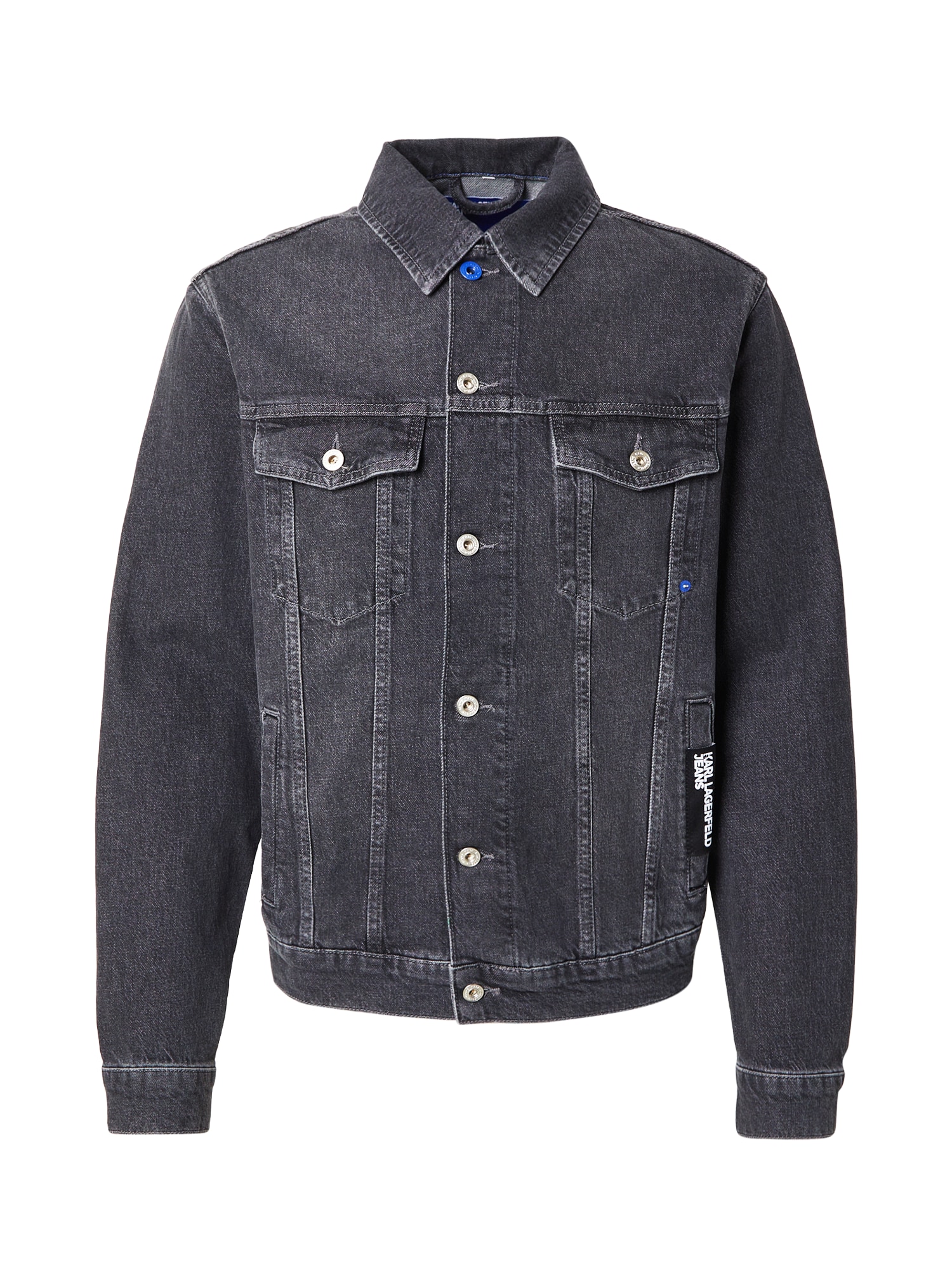 KARL LAGERFELD JEANS Geacă de primăvară-toamnă  gri închis