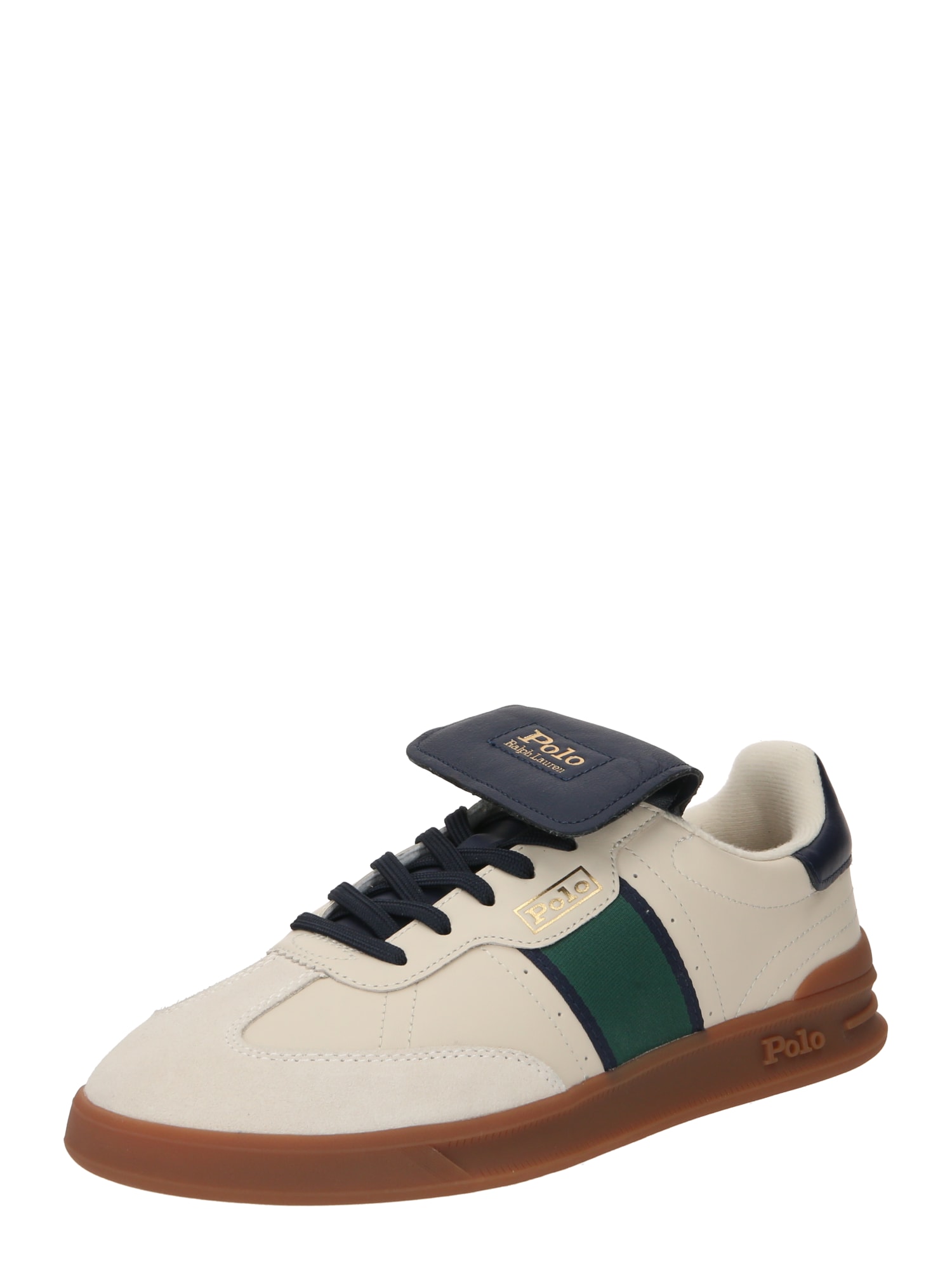 Polo Ralph Lauren Sneaker low 'AREA II'  bleumarin / auriu / verde / alb murdar
