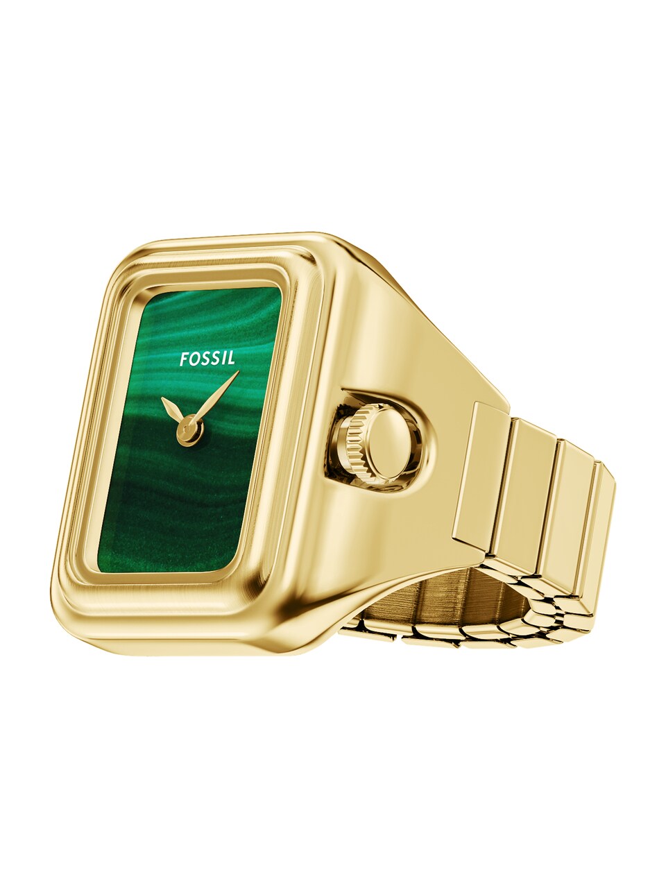 Ring guld / mörkgrön