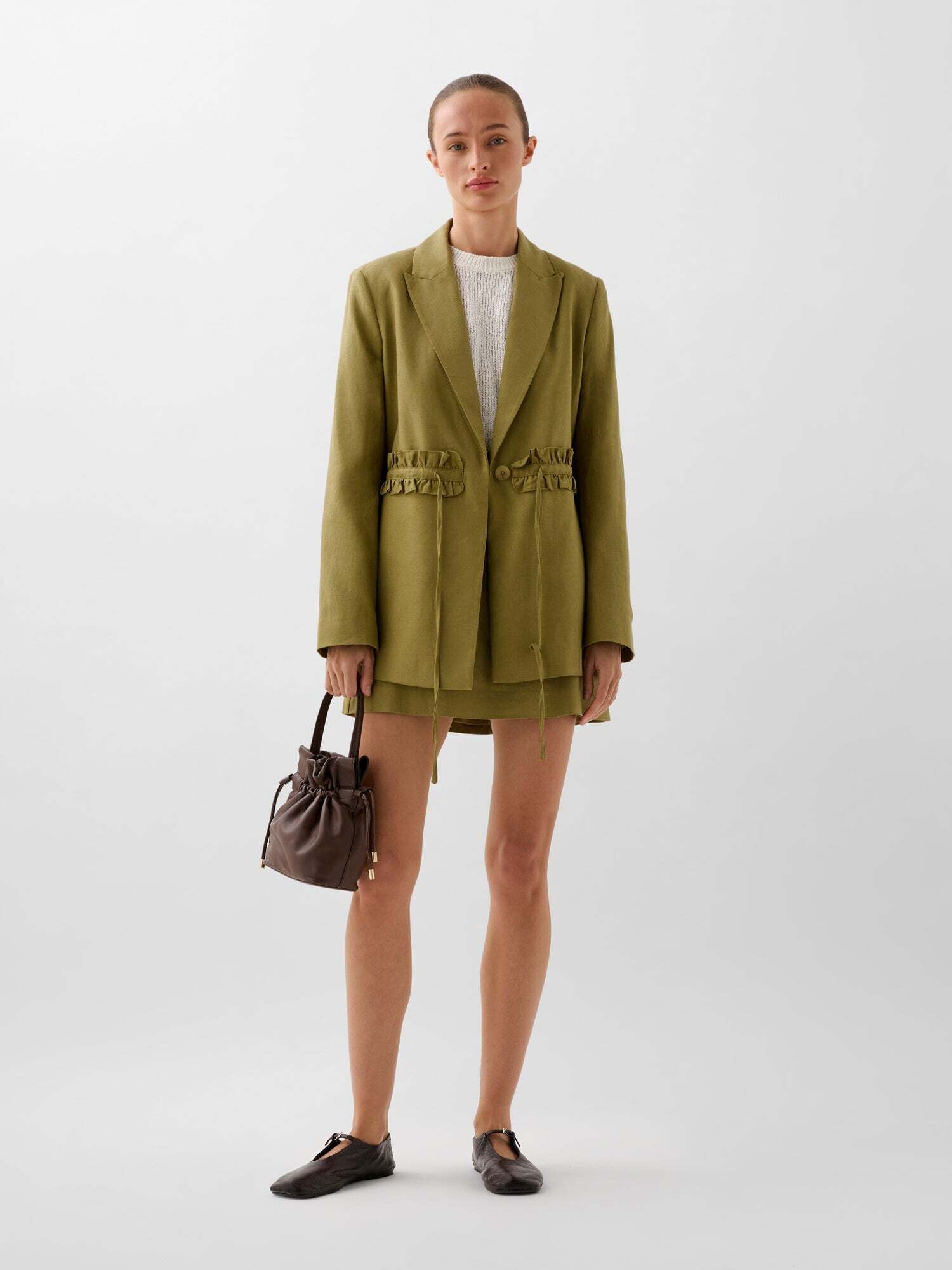 Thumbnail - Scalpers Ruffle Prep Blazer