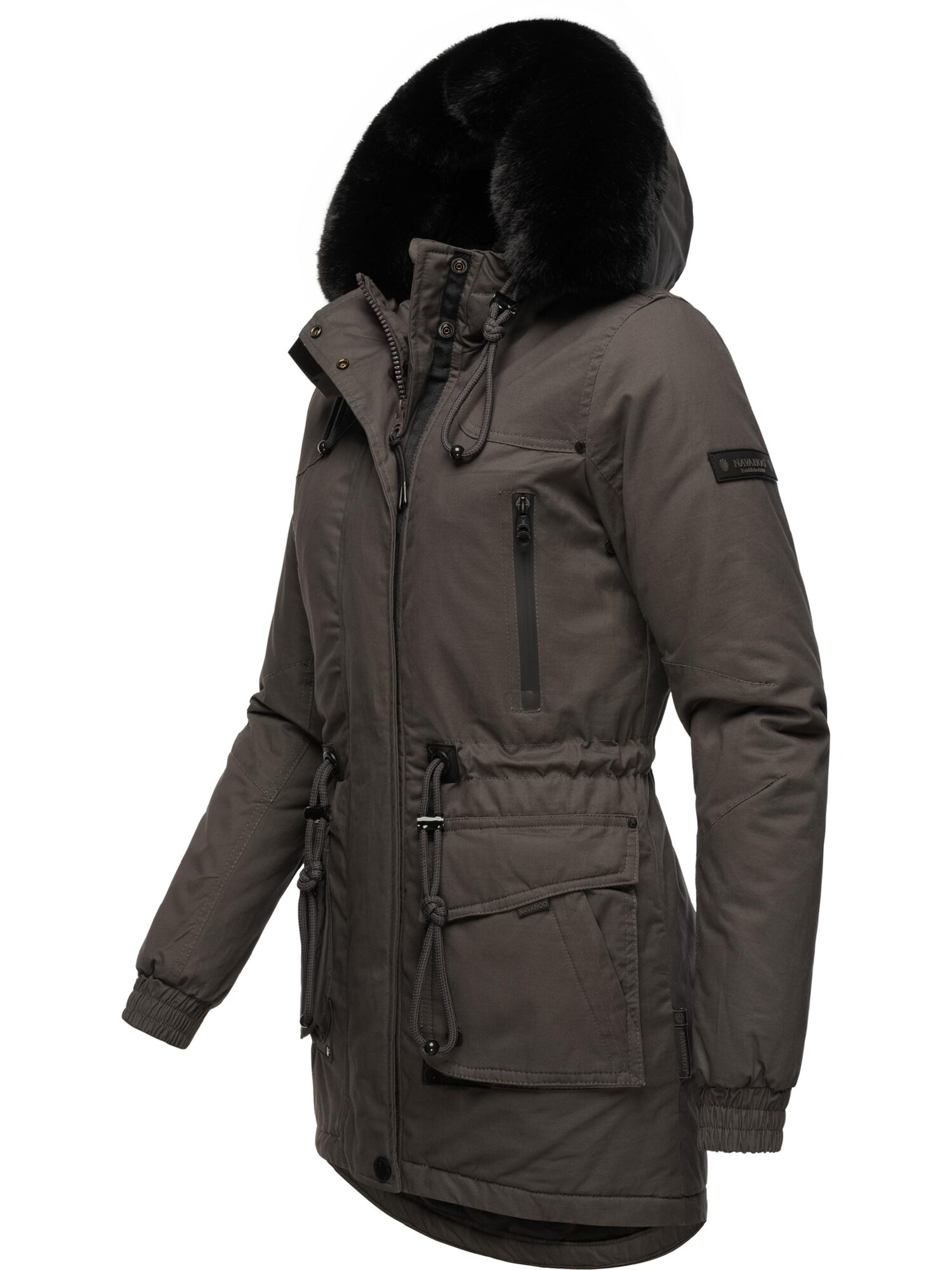 NAVAHOO Téli parka  olíva / fekete termék 2. képe