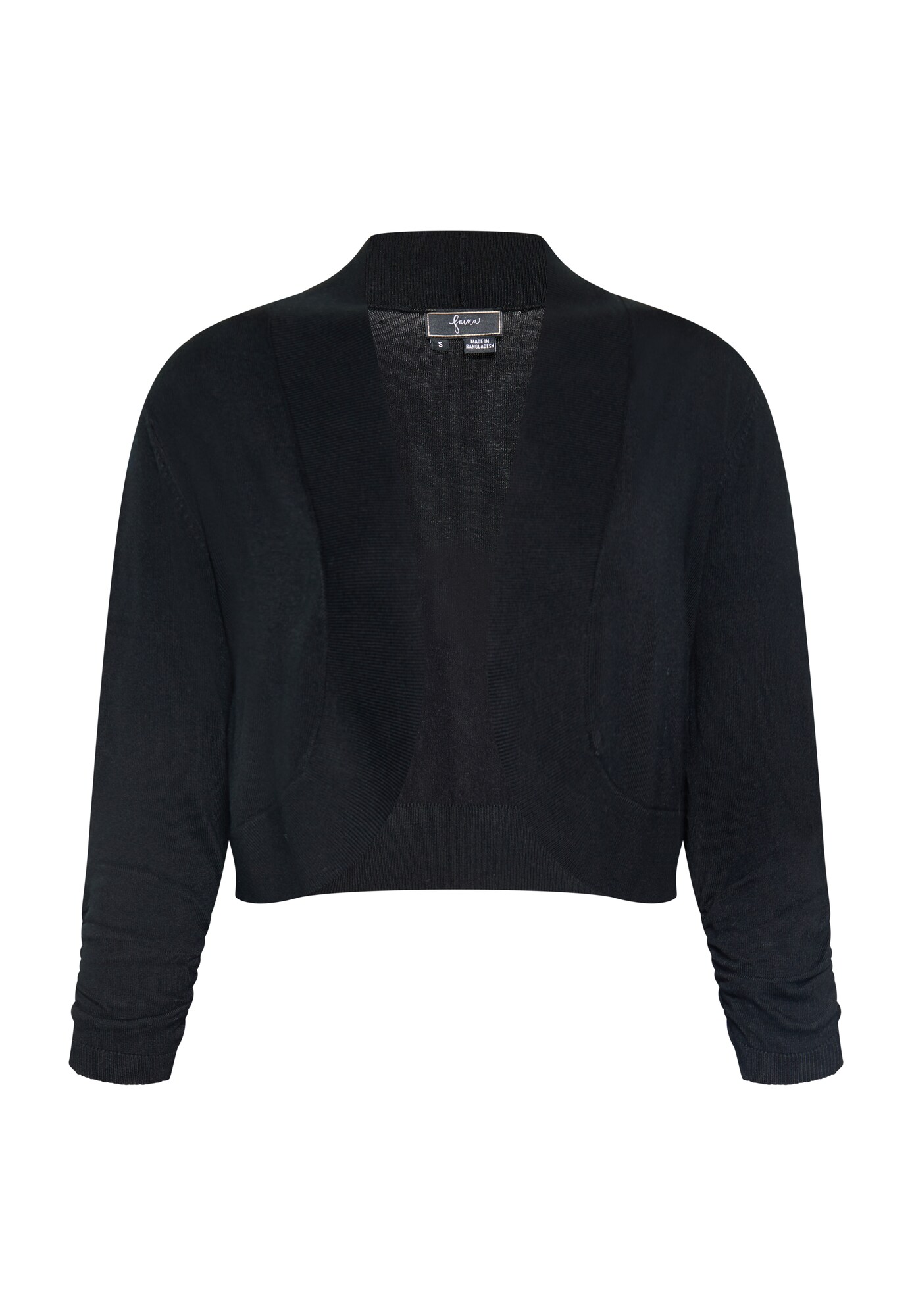 faina Geacă tricotată  negru