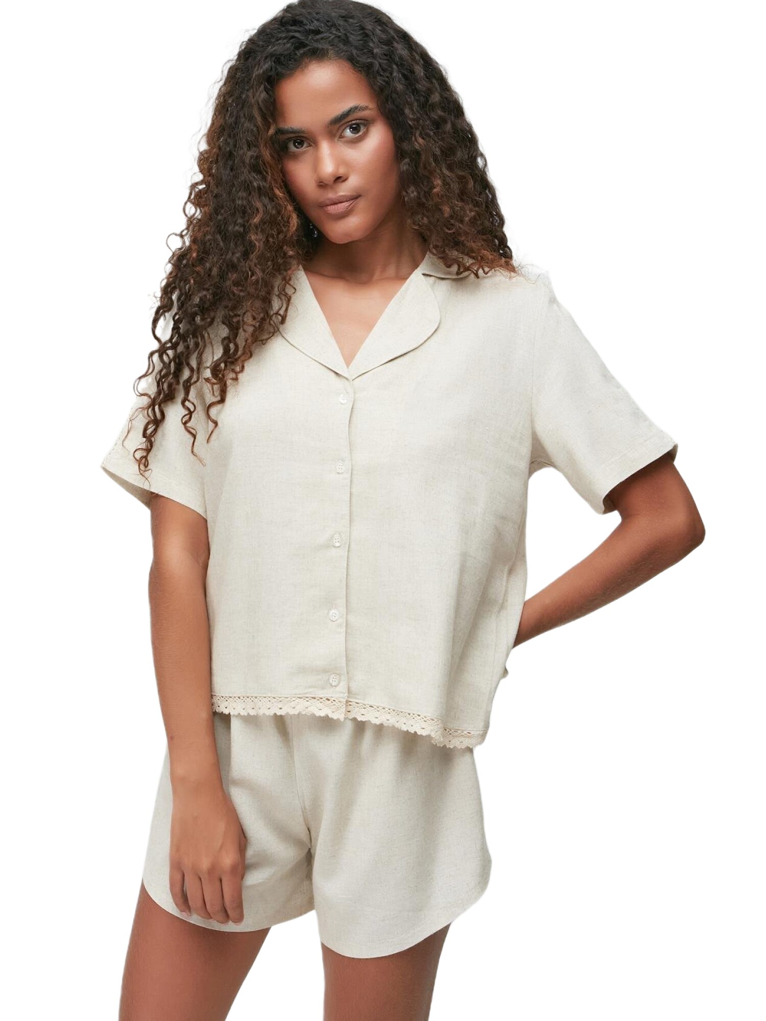 Thumbnail - C&City Set: Bluse und Shorts